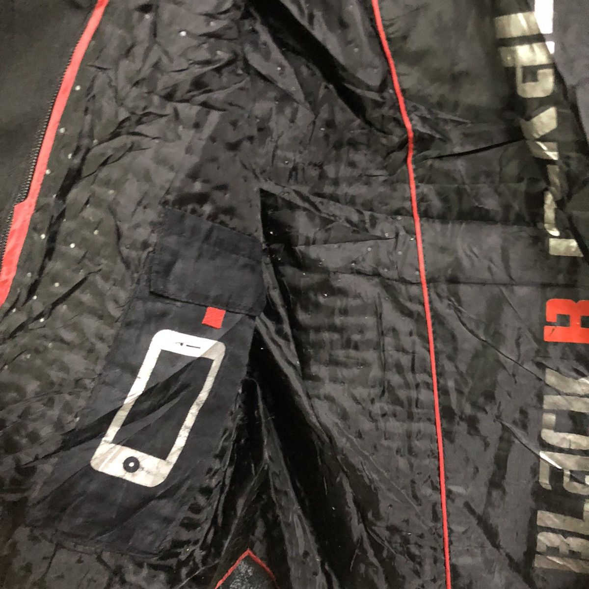Japanese Brand Y2k Black B jackal Motorsport Jacket proctection Size US M / EU 48-50 / 2 - 11 Thumbnail