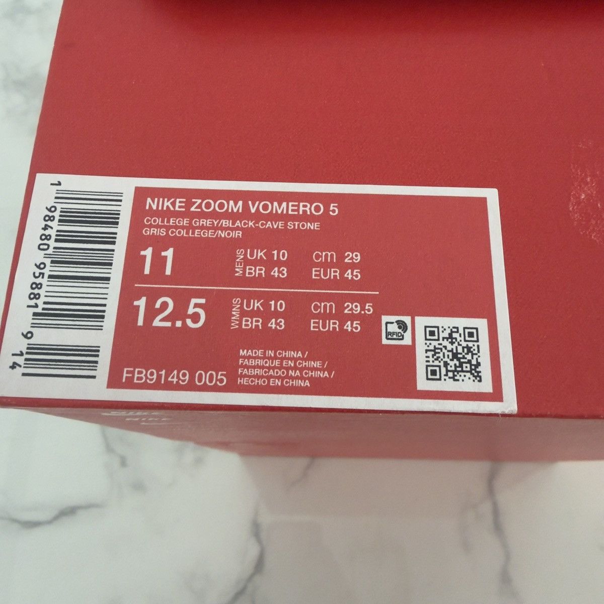 Nike Nike Air Zoom Vomero 5 Grey US 11 🚫READ DESCRIPTION🚫 Size US 11 / EU 44 - 8 Thumbnail