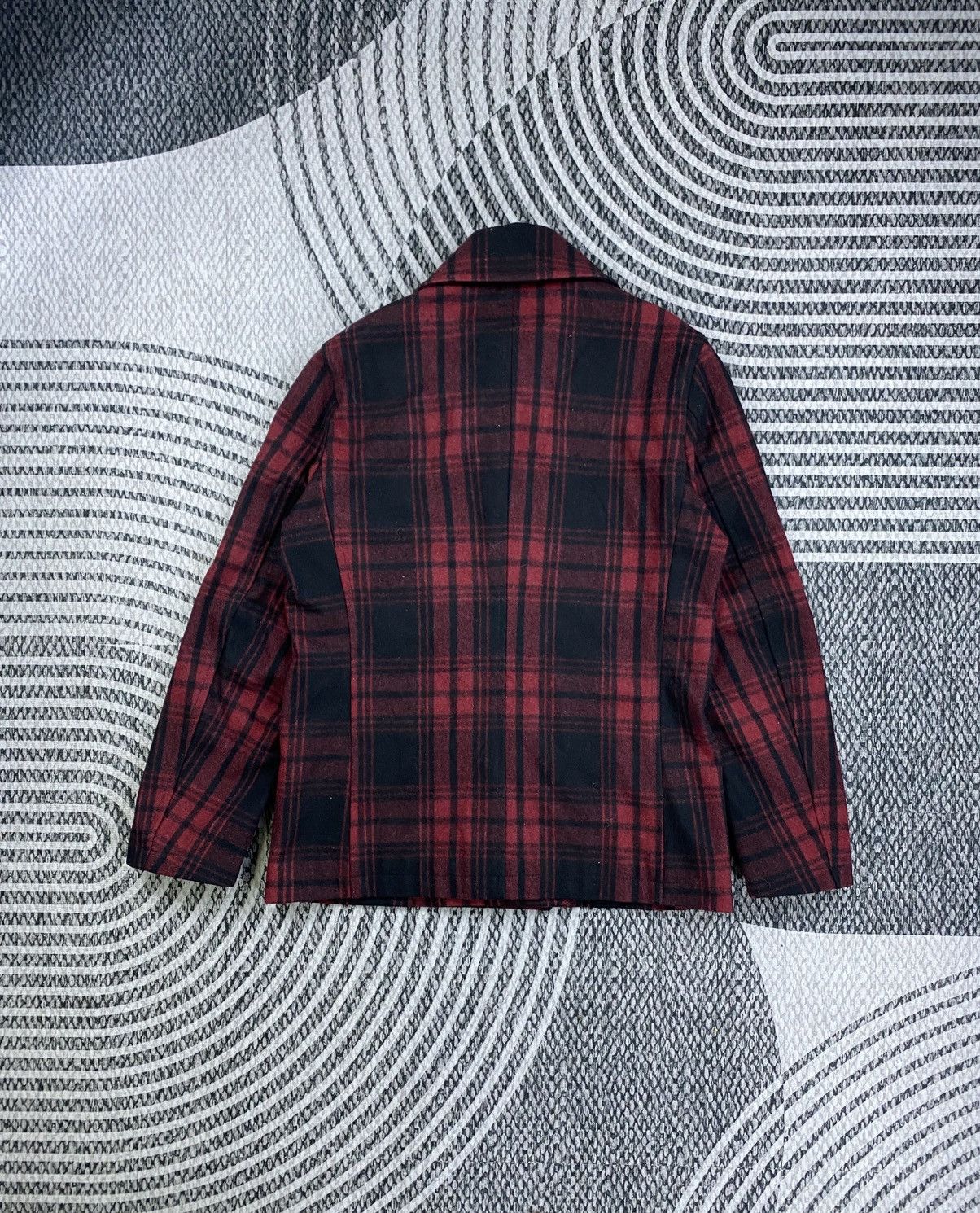 Other Vintage Harvard Boston Red Checked Wool Jacket Size US M / EU 48-50 / 2 - 3 Thumbnail