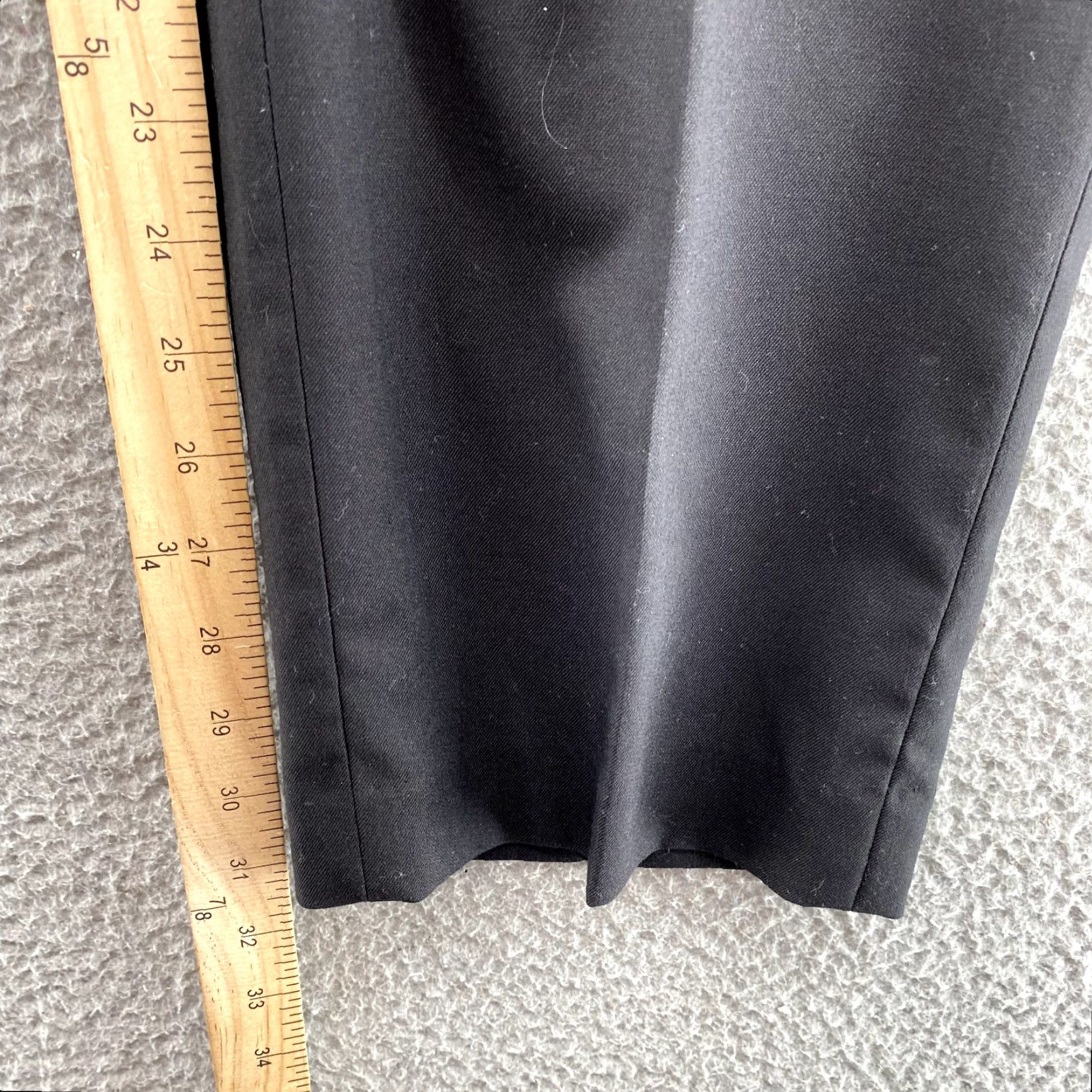 Ralph Lauren VTG Lauren Ralph Lauren Dress Pants Mens 38x31 Dress Pants Classic City Slacks 90s Wedding Mens Black Color Pattern Solid Size US 31 - 3 Thumbnail