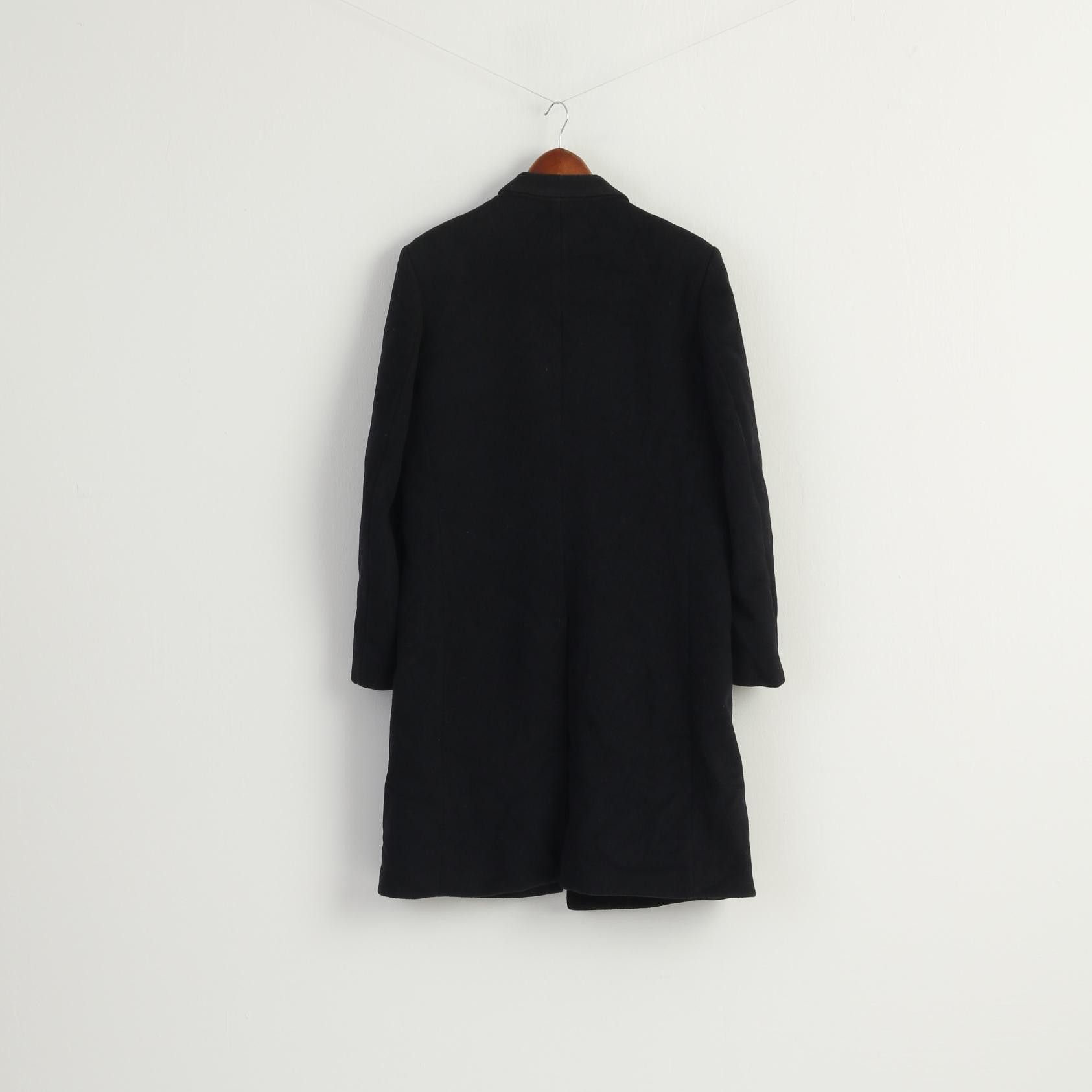 Burton Burton Men M Coat Black Wool Cashmere Blend 2828 Size US M / EU 48-50 / 2 - 9 Thumbnail