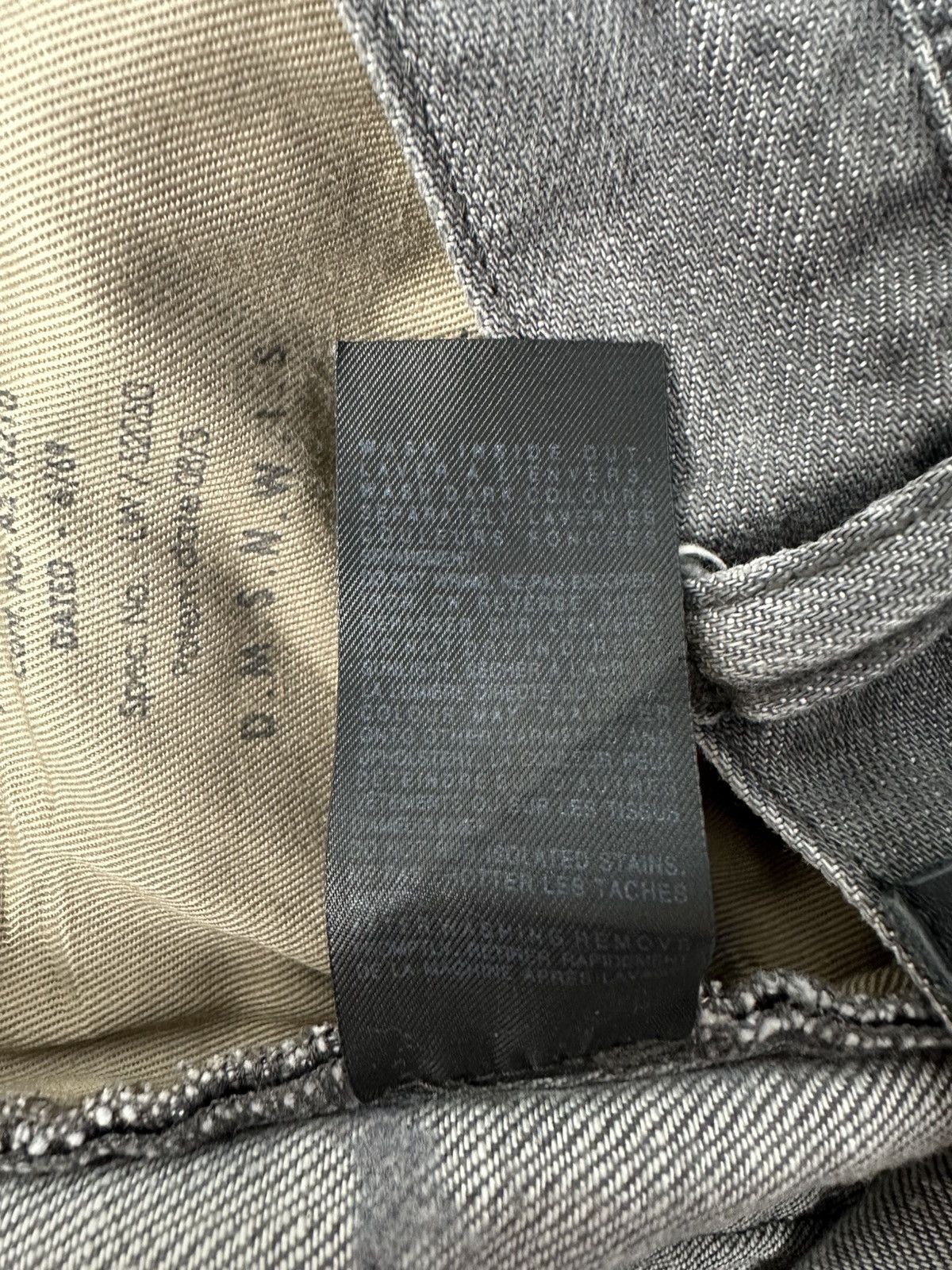 Allsaints AllSaints Nflag Iggy Avant Garde Distressed Denim Jeans Size US 32 / EU 48 - 13 Thumbnail