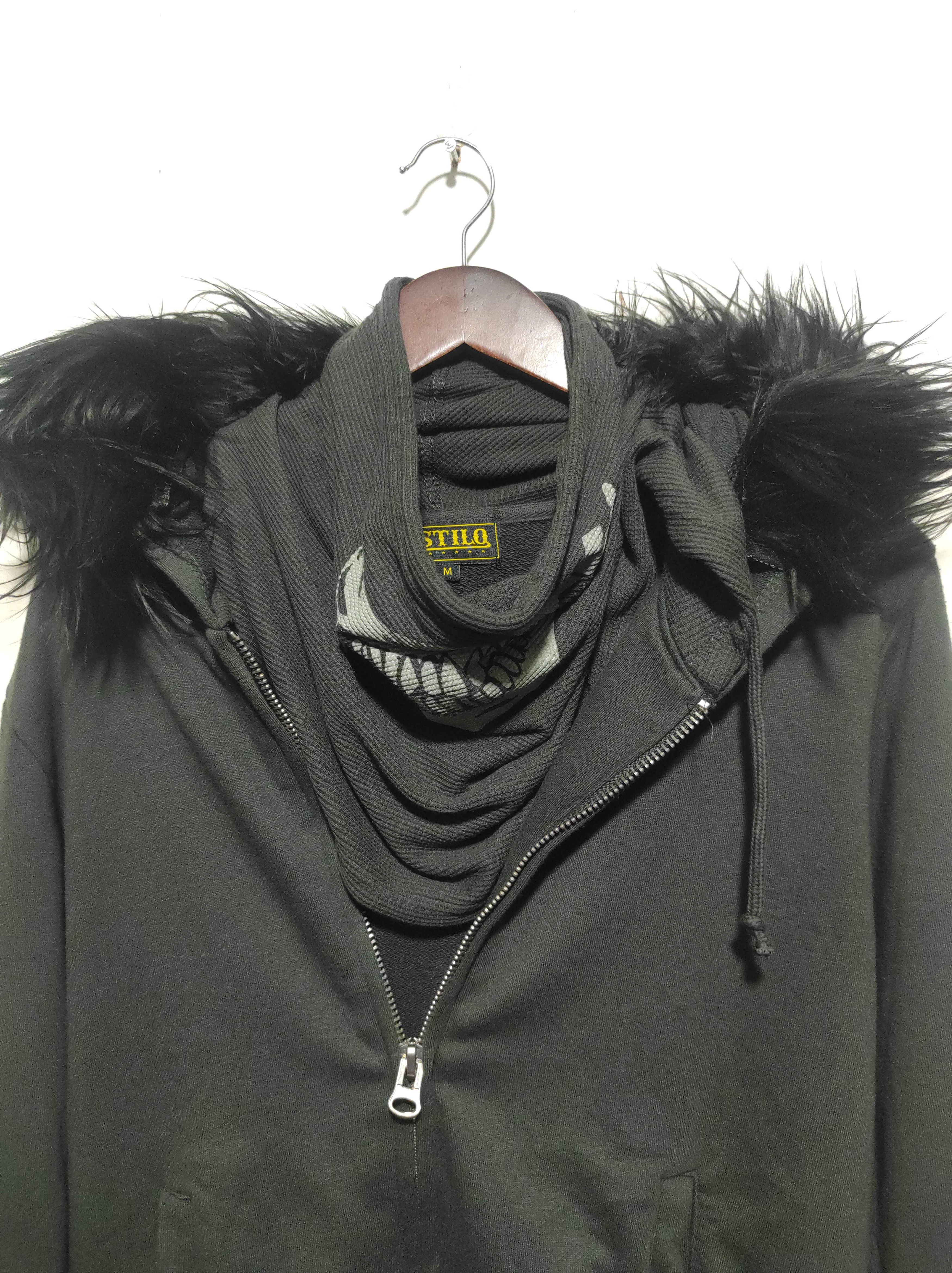Hysteric Glamour Estilo Mask Skull Zipper Fur Hoodie IfSixWasNine LGB style Size US M / EU 48-50 / 2 - 18 Thumbnail