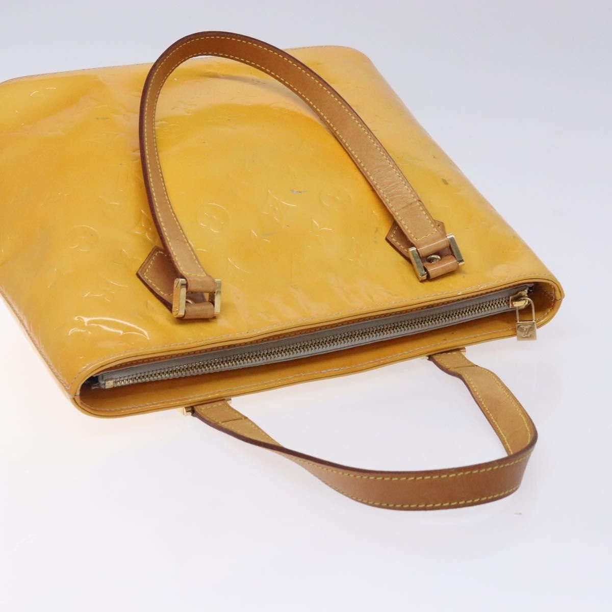 Louis Vuitton LOUIS VUITTON Monogram Vernis Houston Hand Bag Gris M91053 Size ONE SIZE - 6 Thumbnail