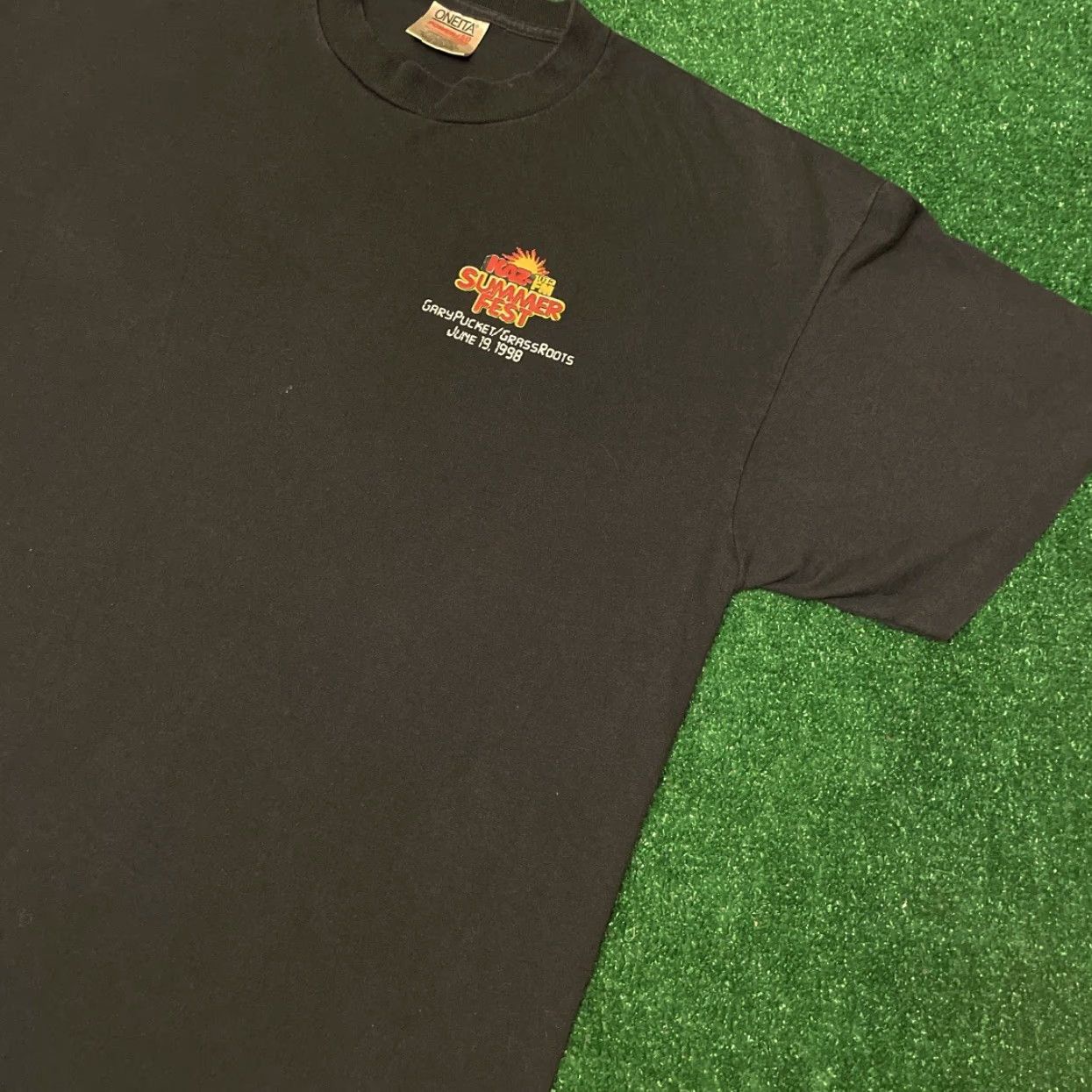 Roots VINTAGE Gary Pucket Grass Roots Summer Fest Tour 1998 Band Tee Shirt XL Black 90s Men Mens Size US XL / EU 56 / 4 - 4 Thumbnail