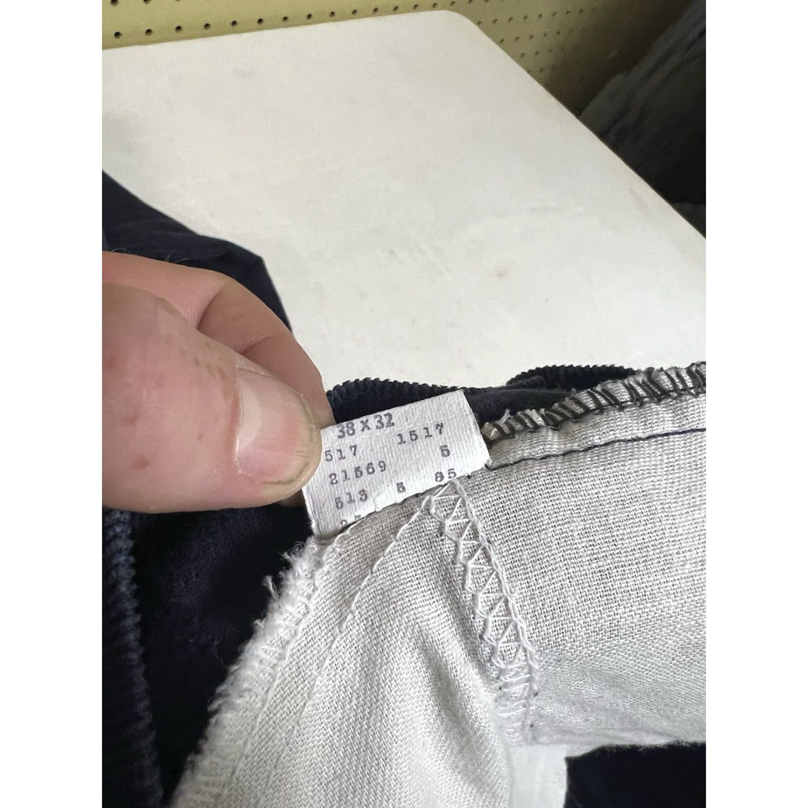 Levi's VINTAGE Levi's 517 Mens Jeans Bootcut Corduroy 35x32 Blue USA 80s Festival Talon 42 White Tag Size US 35 - 4 Thumbnail
