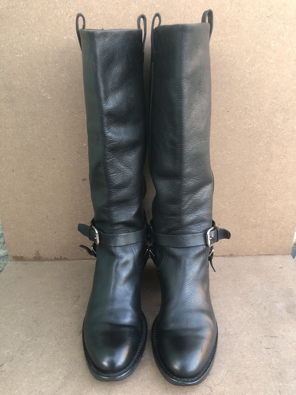 Ralph Lauren Ralph Lauren Black Purple Label Leather Boots Size 10 B Size US 10 / IT 40 - 1 Thumbnail