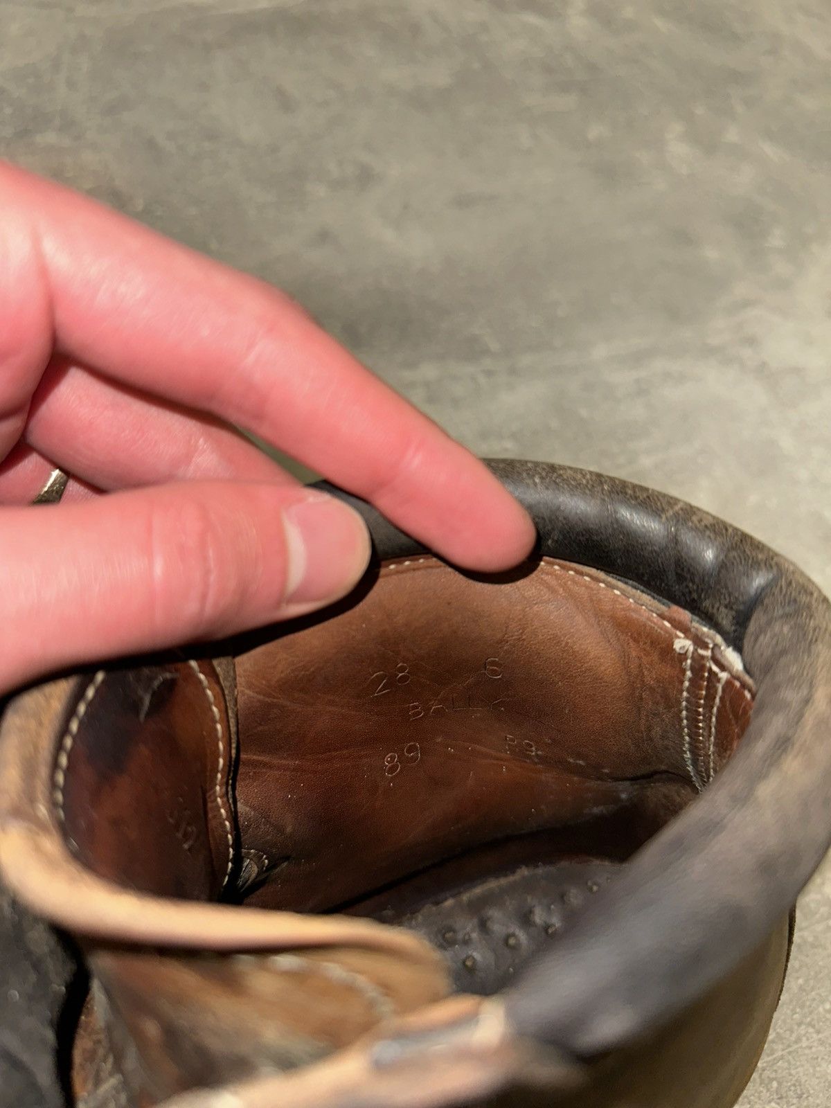 Vintage Vintage Military Brown Leather Boots Y2K style Size US 10 / EU 43 - 11 Thumbnail