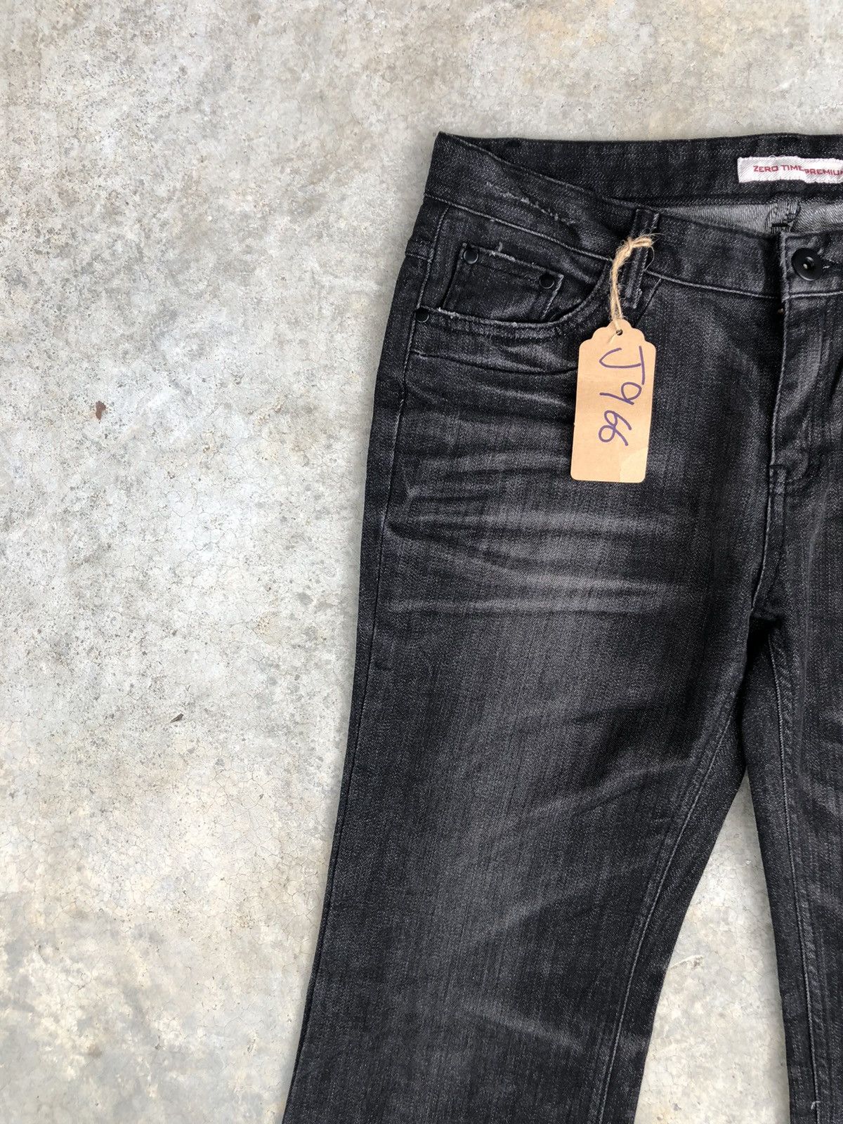 If Six Was Nine Japanese Zero Flared Jeans Distressed Jeans Size US 31 - 4 Thumbnail