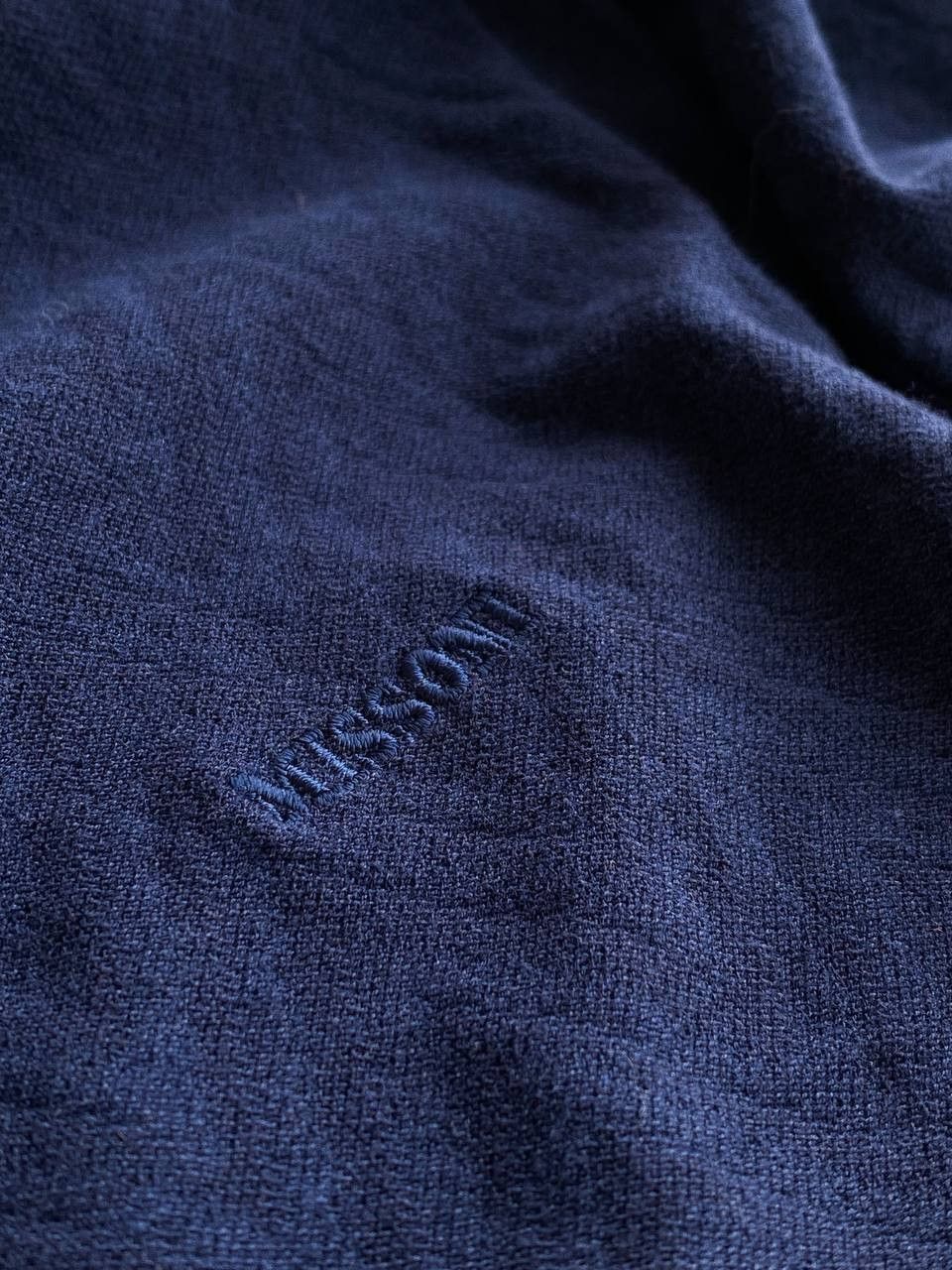 Missoni Missoni Shirt Navy Zigzag Pattern Size US M / EU 48-50 / 2 - 9 Thumbnail