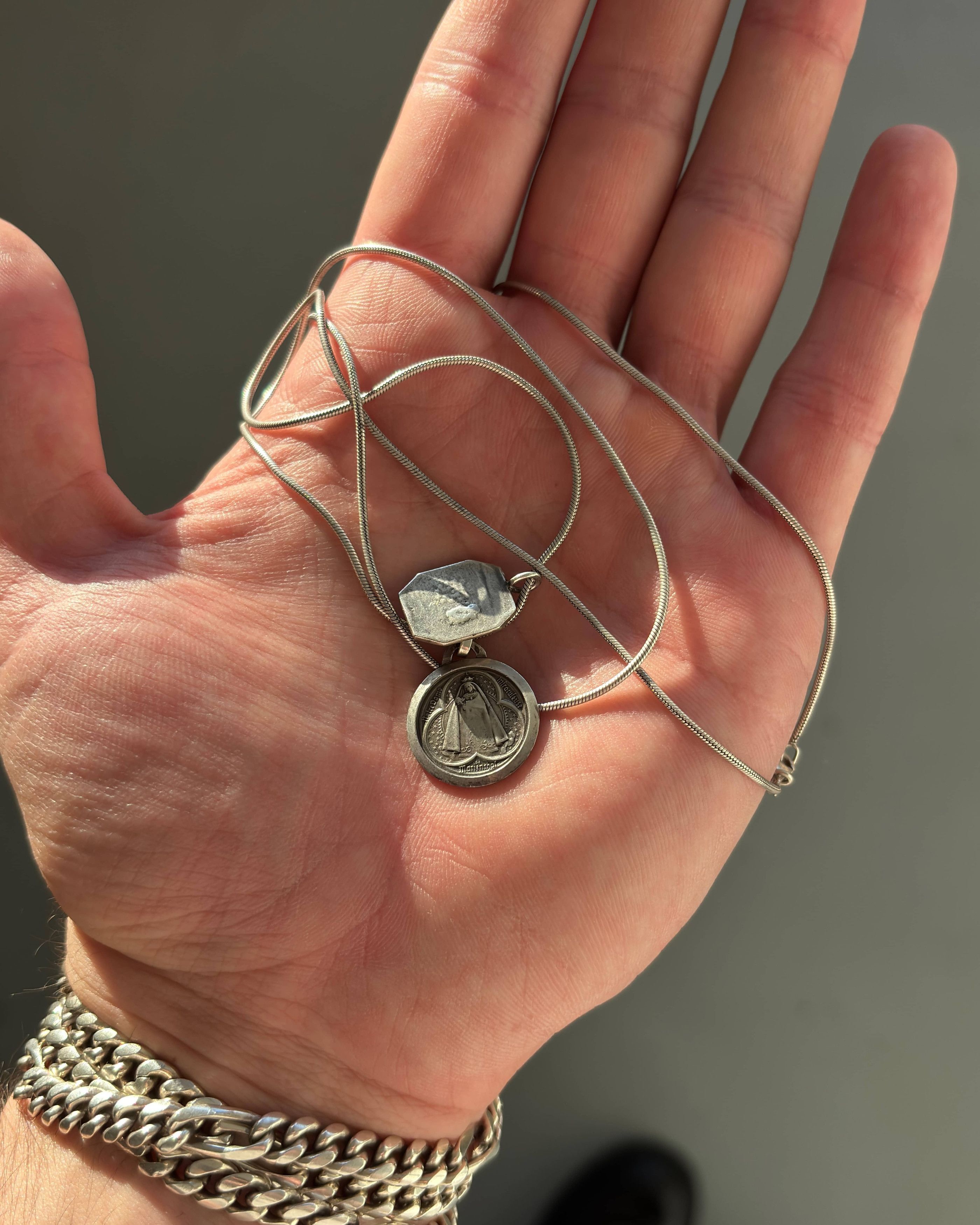 Other Sterling Silver Rope Chain with Pendants Size ONE SIZE - 7 Thumbnail