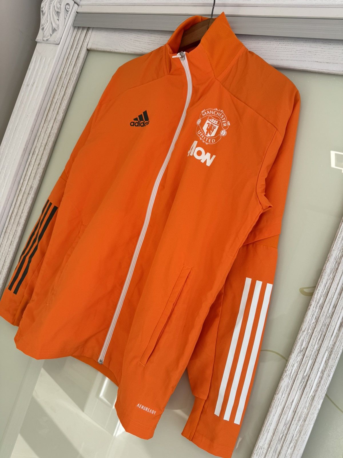 Adidas Manchester United 2020-2021 Soccer Track Jacket Football Kit Size US S / EU 44-46 / 1 - 3 Thumbnail