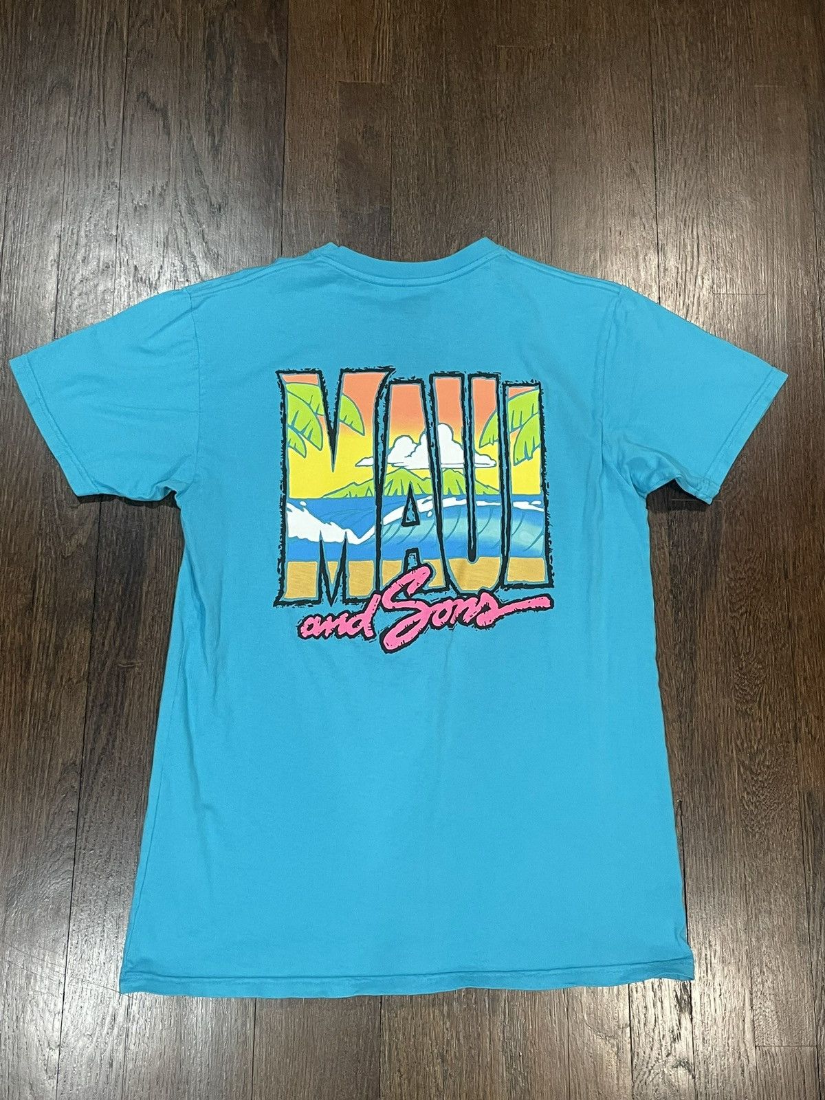Maui and Sons Maui and Sons blue and white cotton shirt Size US M / EU 48-50 / 2 - 1 Thumbnail