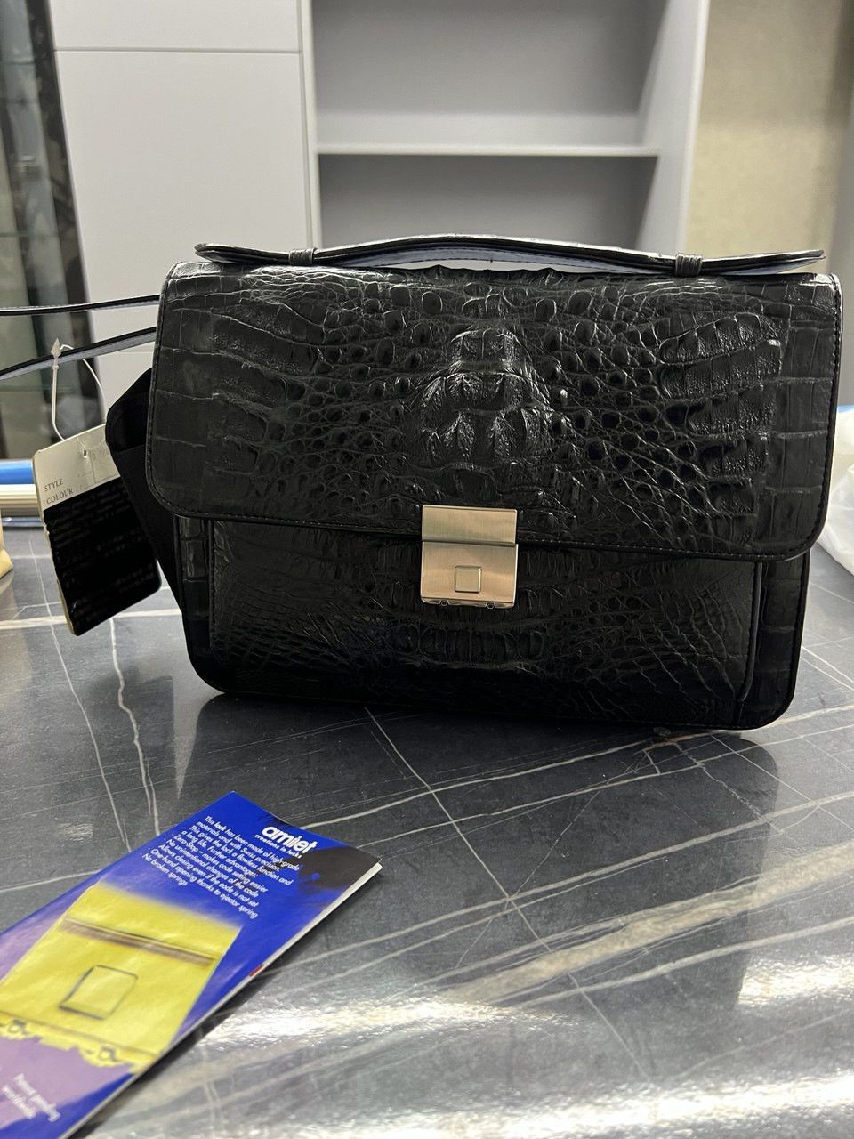 Vintage FRENBLE Genuine Crocodile Leather Bag Size ONE SIZE - 2 Thumbnail