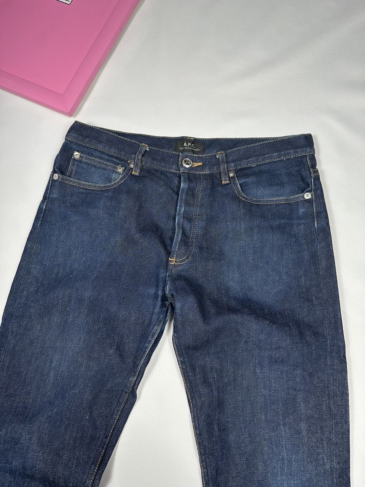 A.P.C. APC Jeans Pants Petit New Standard Classic Basic Denim Size 27" / US 4 / IT 40 - 7 Thumbnail