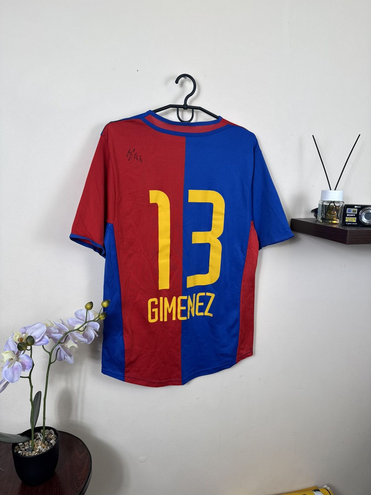 Nike Nike FC Basel Jersey 2002-04 #13 Gimenez Soccer Signature S Size US S / EU 44-46 / 1 - 15 Thumbnail