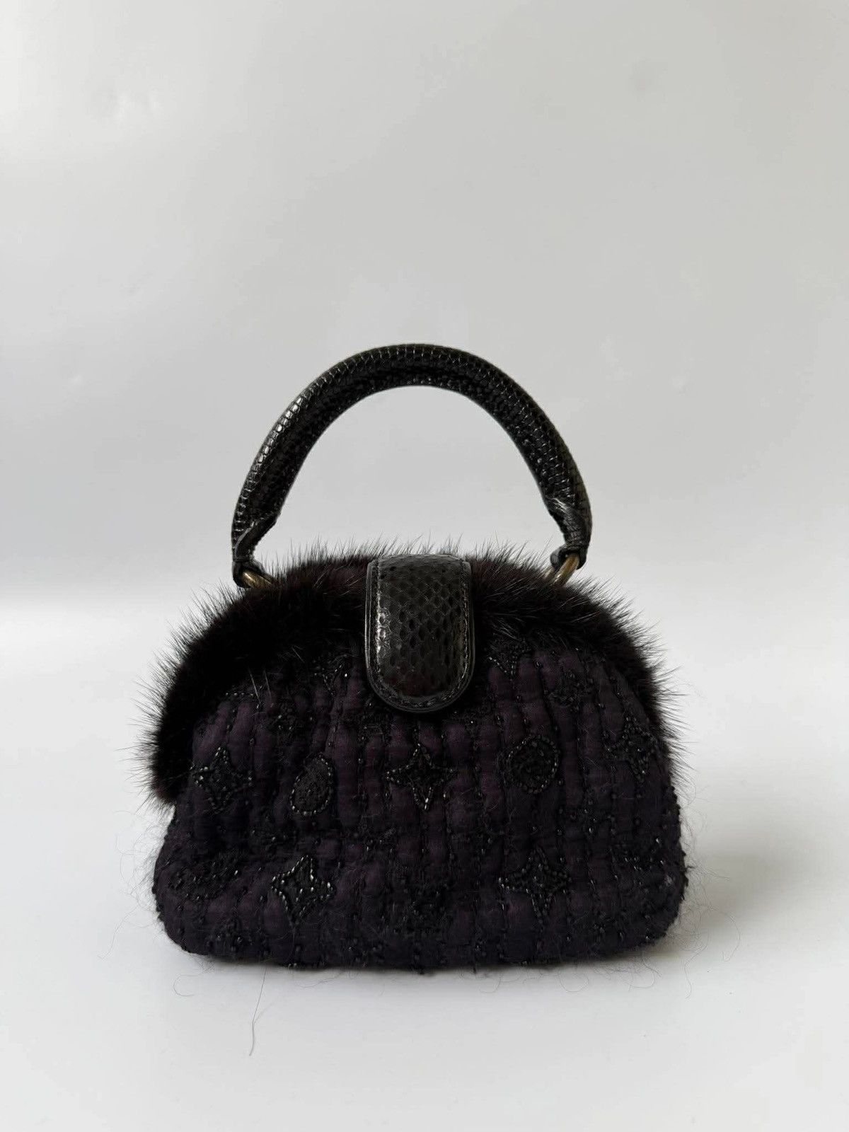 Louis Vuitton Louis Vuitton Marc Jacobs Monogram Chiffon Mink Demi Lune Size ONE SIZE - 1 Thumbnail