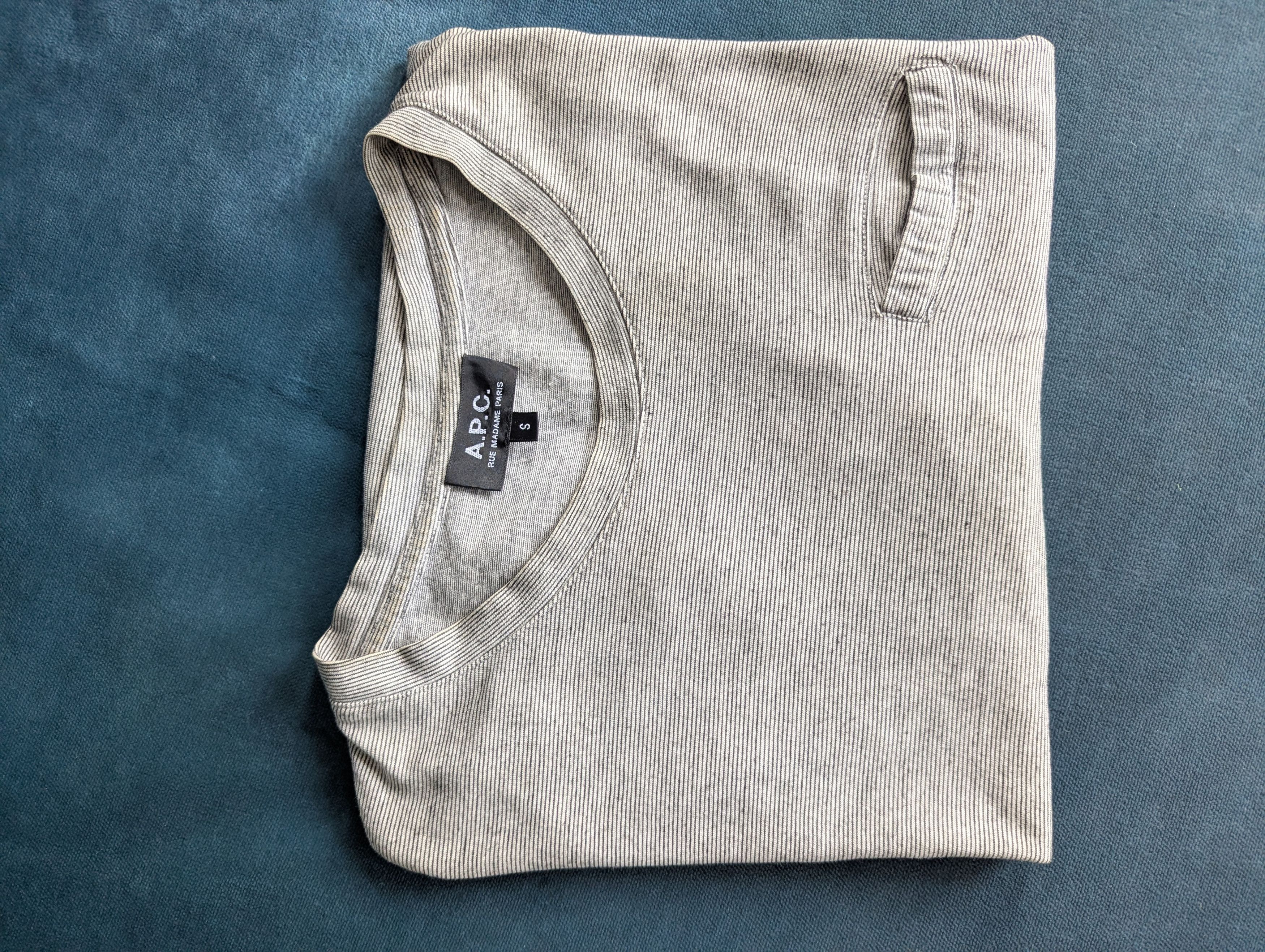 A.P.C. A.P.C. Rue Madame Paris Striped Men's T-shirt size S Size US S / EU 44-46 / 1 - 5 Thumbnail