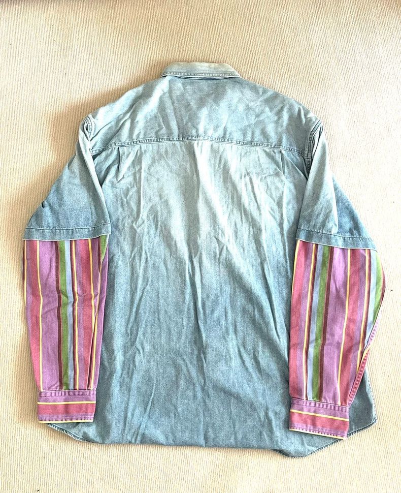 Balenciaga Washed denim shirt