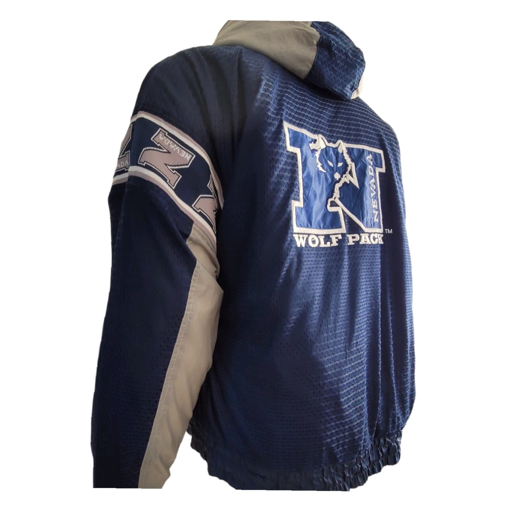 Pro Player Pro Player NFL Wolf Pack Nevada Reversible Jacket XXL Jacket Men Navy Grey Wolf Pack 90s Event Stadium NFL Jerseys NFL 2XL} Size US XXL / EU 58 / 5 - 4 Thumbnail