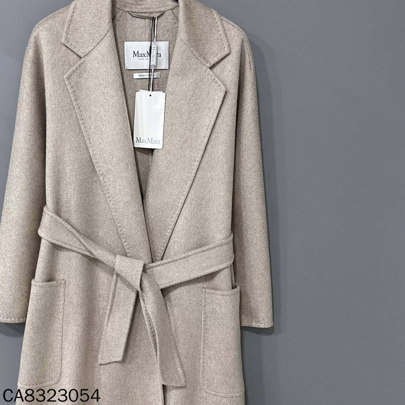 Max Mara MaxMara Labbro Gray Beige 40 Coat Size XL / US 12-14 / IT 48-50 - 2 Thumbnail