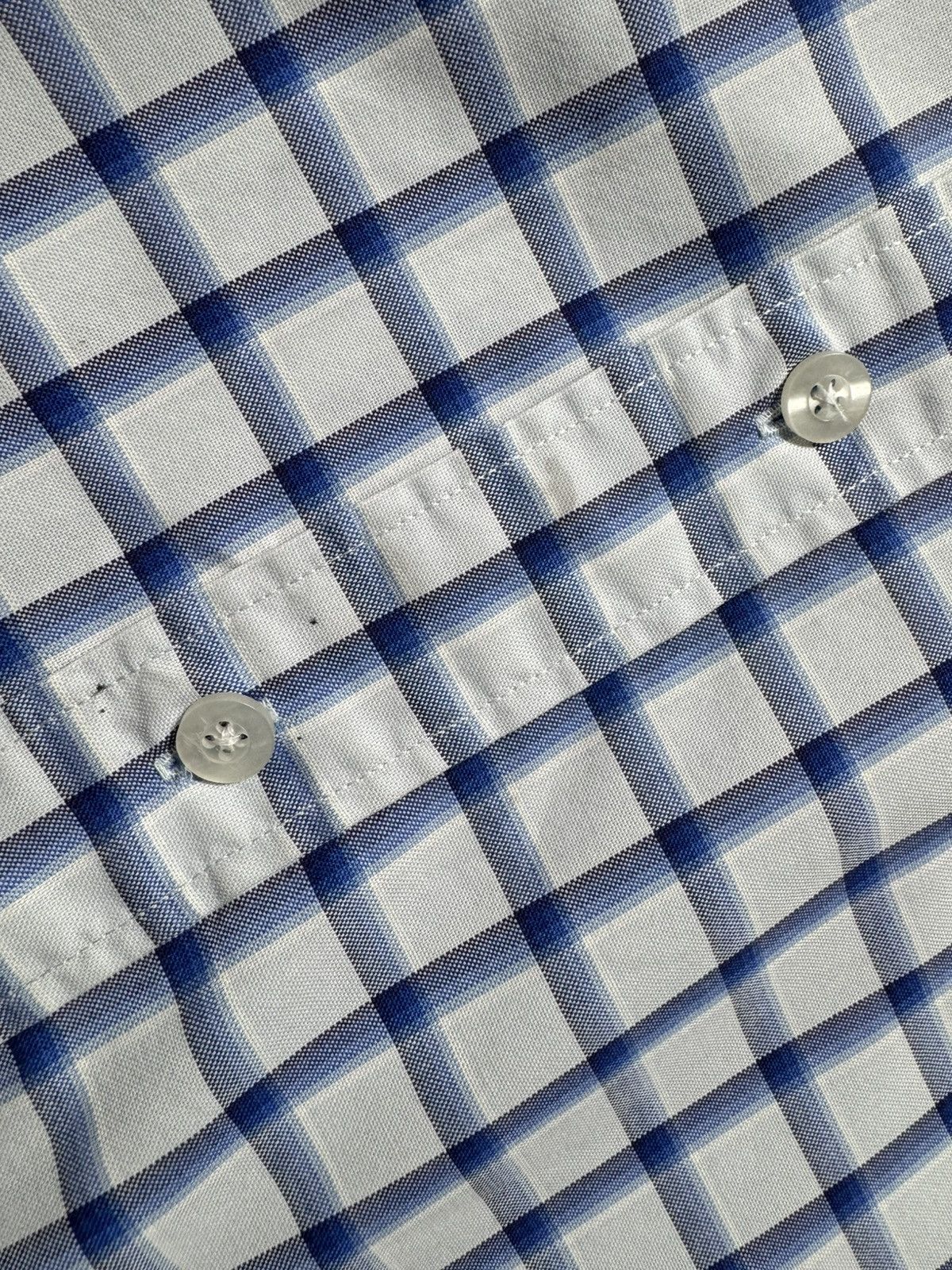 Yves Saint Laurent Yves Saint Laurent YSL Checked Short Sleeve Button Up Shirt Size US L / EU 52-54 / 3 - 4 Thumbnail
