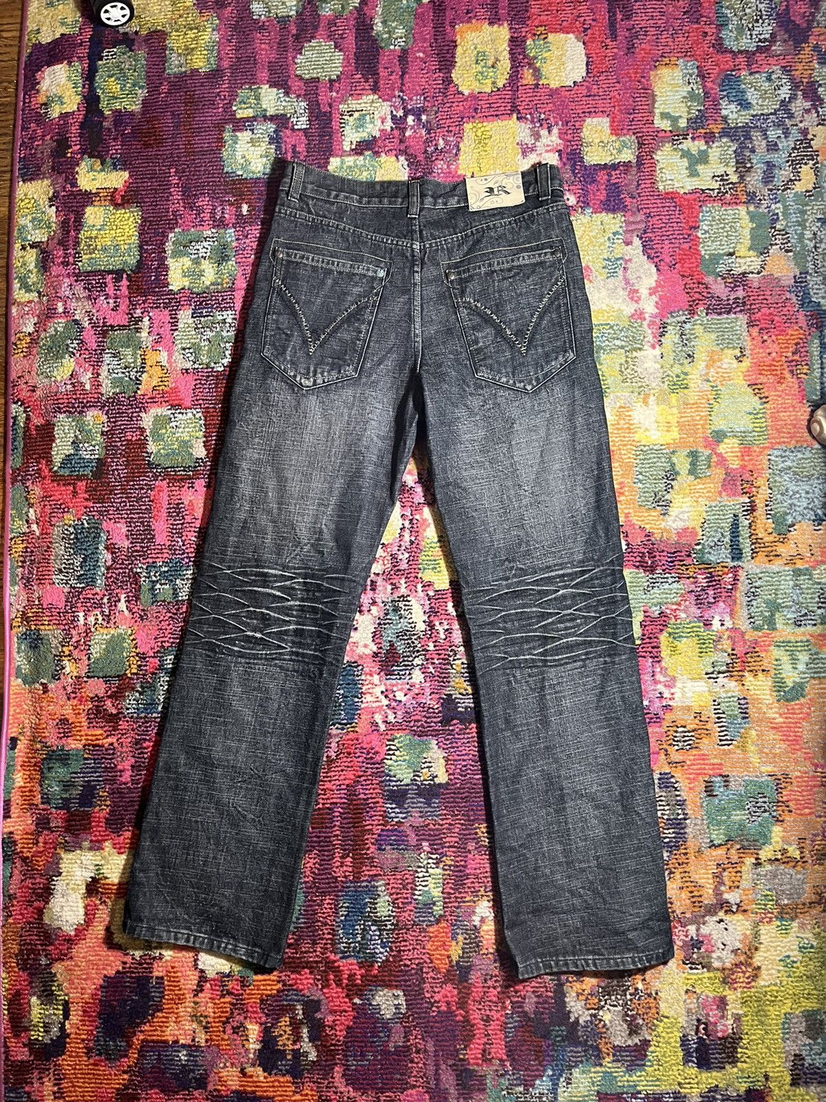 Japanese Brand Black Rock Jeans Size US 33 - 2 Thumbnail
