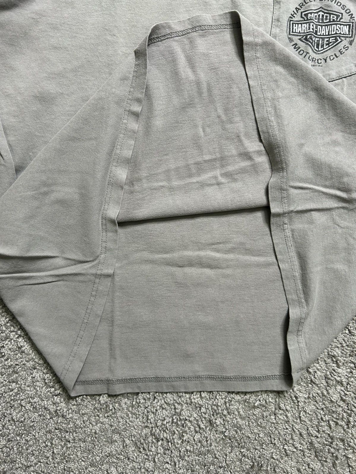Harley Davidson Vintage Y2K Harley Long Sleeve Tee Utah Dated 2017 Size US XL / EU 56 / 4 - 5 Thumbnail