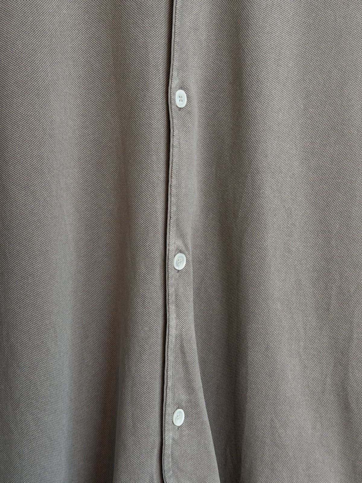 Fedeli Fedeli Pique Button Shirt Mens Size 52 or M Chambray Size US M / EU 48-50 / 2 - 9 Thumbnail