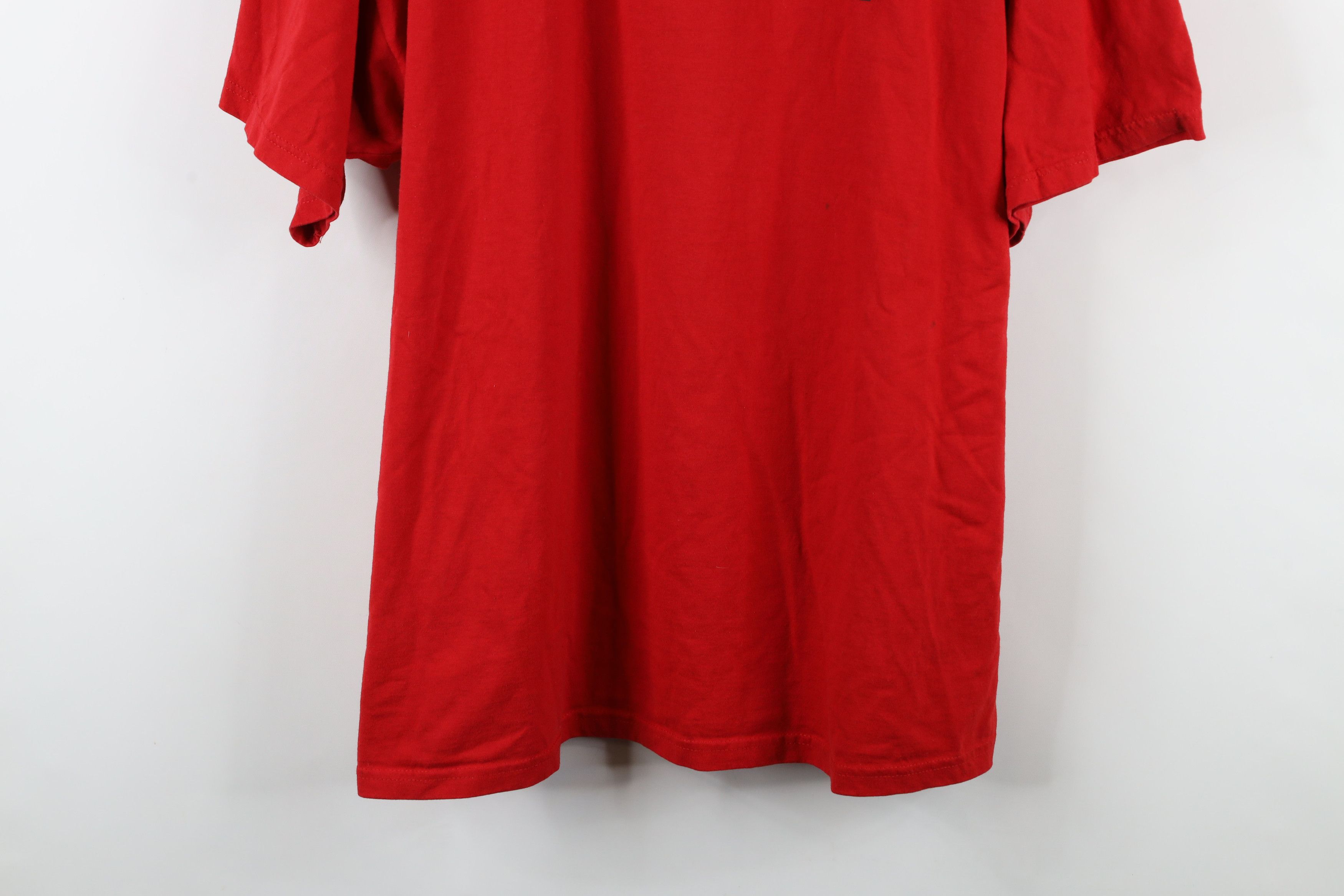 Vintage Vintage 90s Spell Cherokee Hockey Short Sleeve T-Shirt Red Size US XXL / EU 58 / 5 - 3 Thumbnail