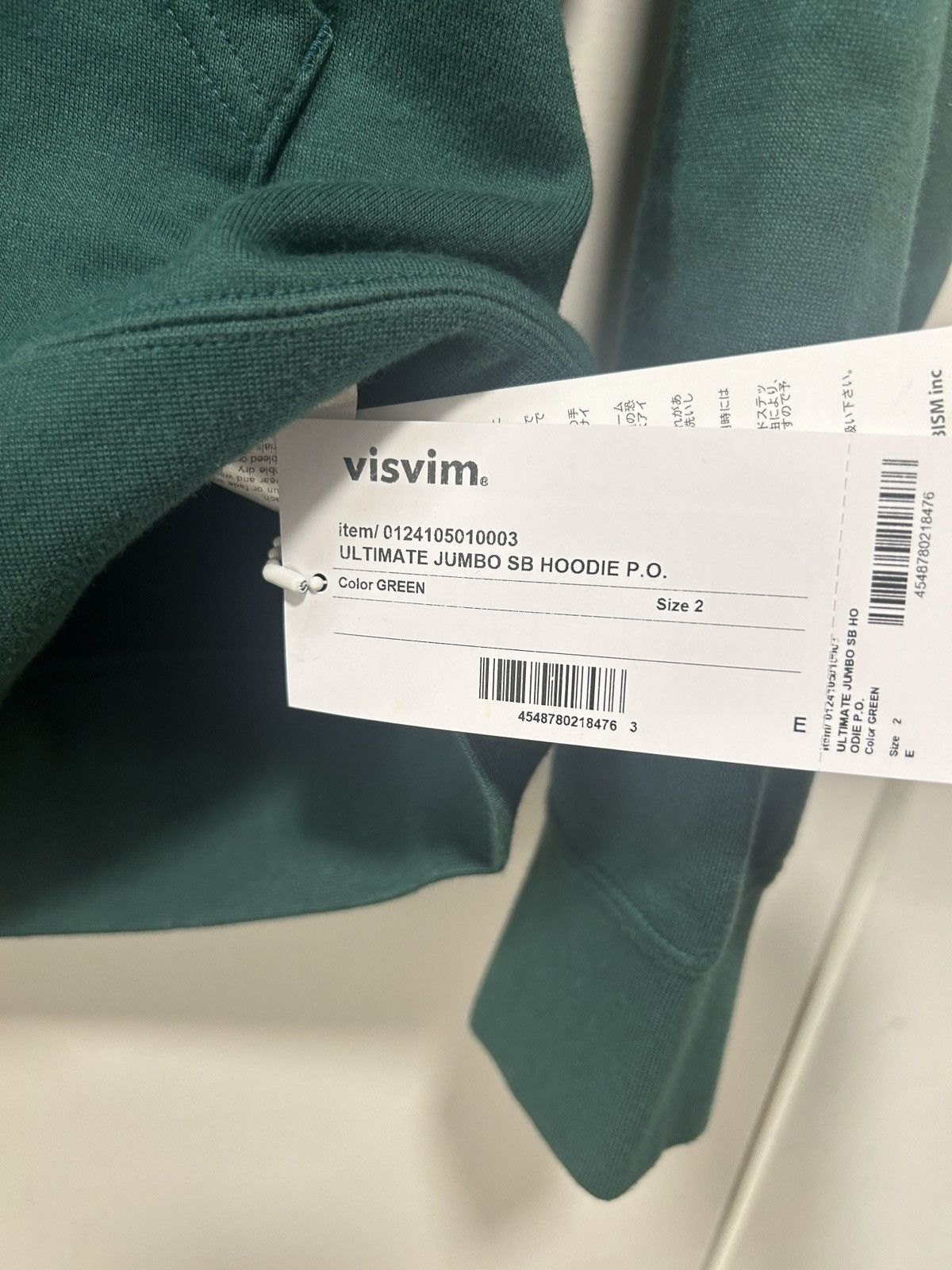 Visvim Visvim Ultimate jumbo sb hoodie p.o green size 2 Size US M / EU 48-50 / 2 - 3 Thumbnail