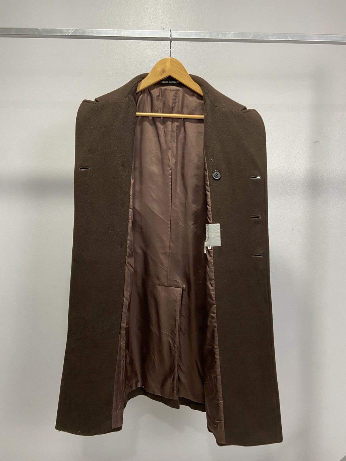 Yohji Yamamoto INED Yohji Yamamoto double breast wool Long Coats Size M / US 6-8 / IT 42-44 - 3 Thumbnail