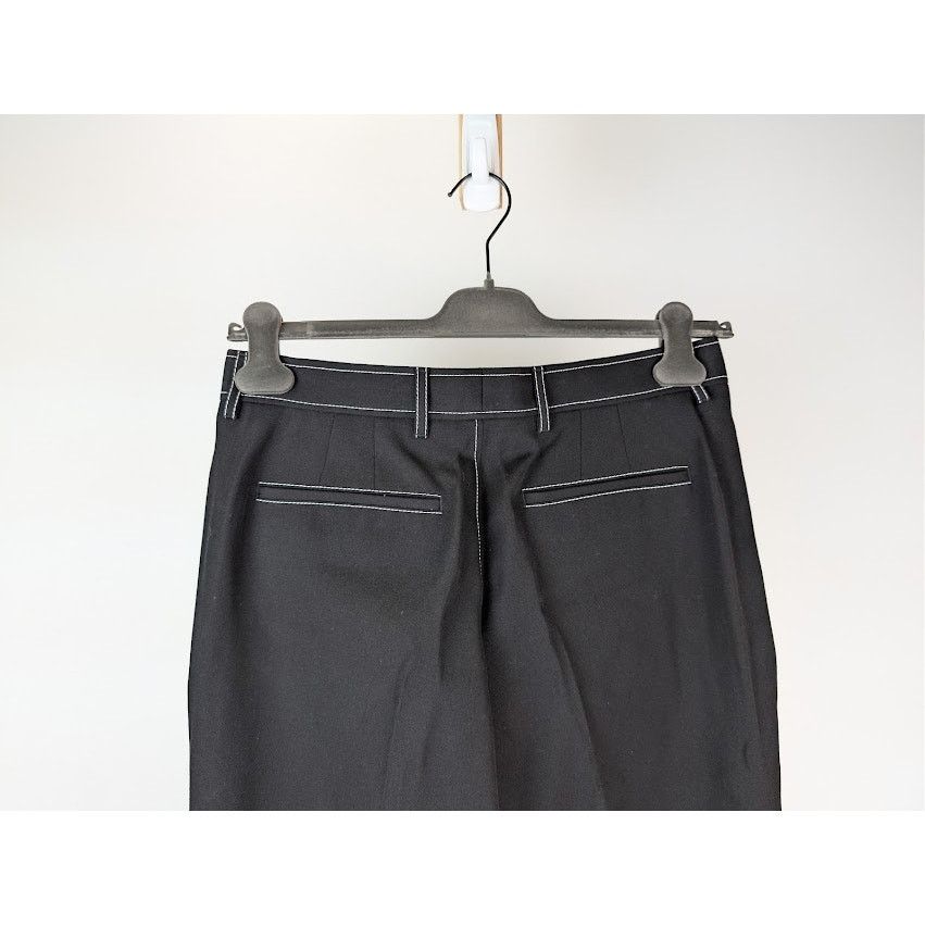 Burberry o1rshd1 Straight-Fit Tapered Tailored Trousers Pant in Black Size US 30 / EU 46 - 11 Thumbnail