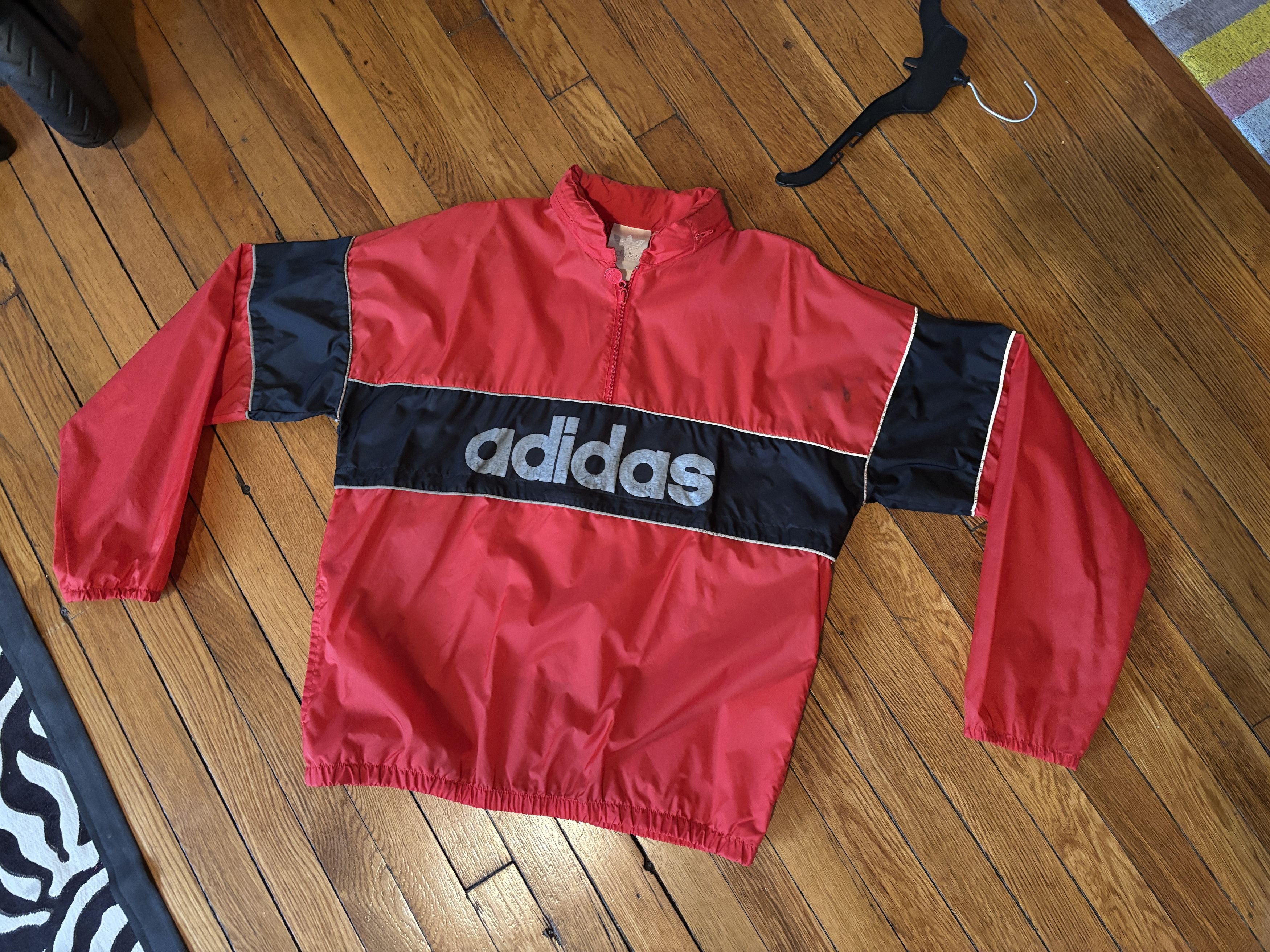Adidas × Vintage 80s Adidas Windbreaker Jacket Size US M / EU 48-50 / 2 - 1 Thumbnail