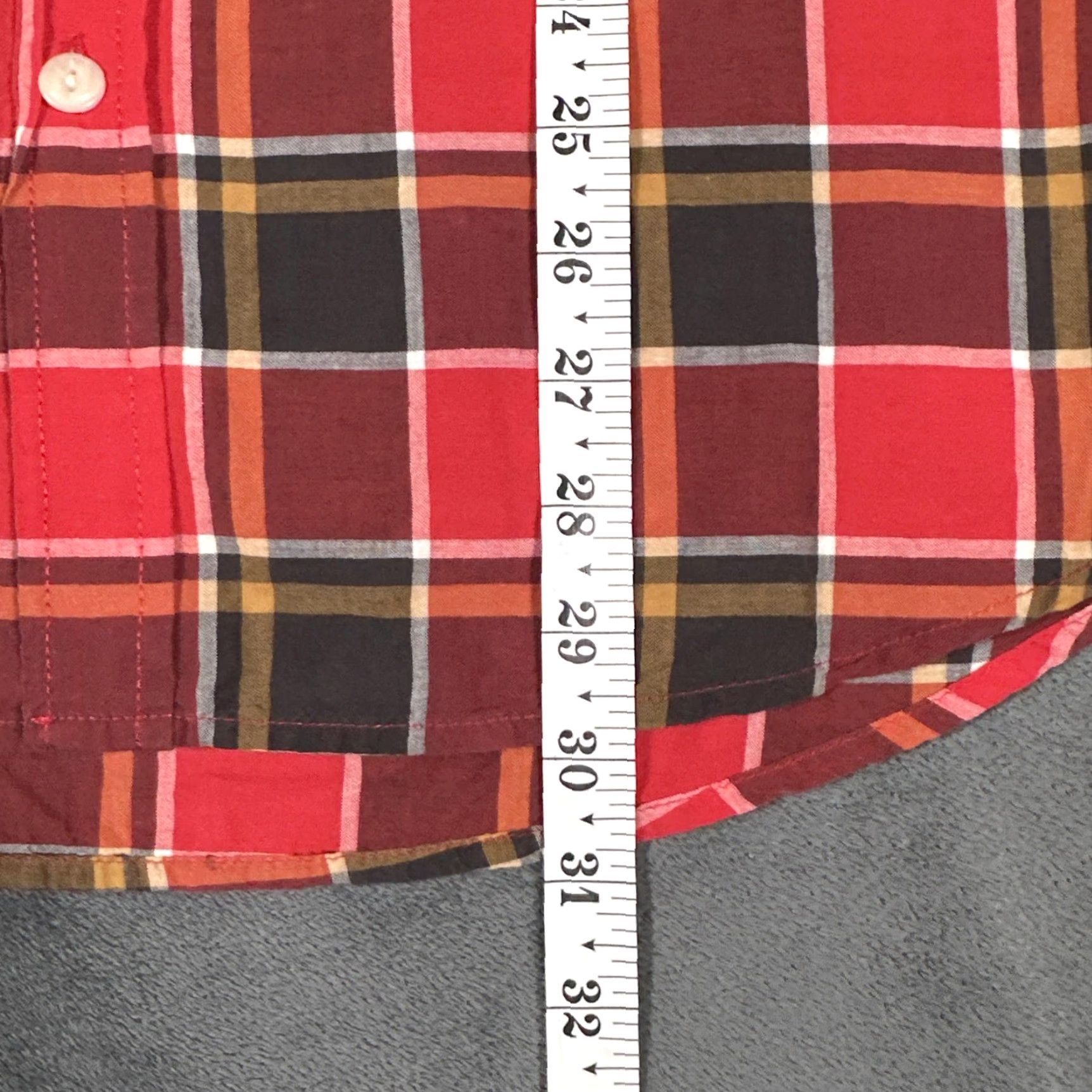 Vintage VINTAGE Denim & Supply Ralph Lauren Shirt Mens Large Red Plaid Long Sleeve Button-Down Size US L / EU 52-54 / 3 - 7 Thumbnail