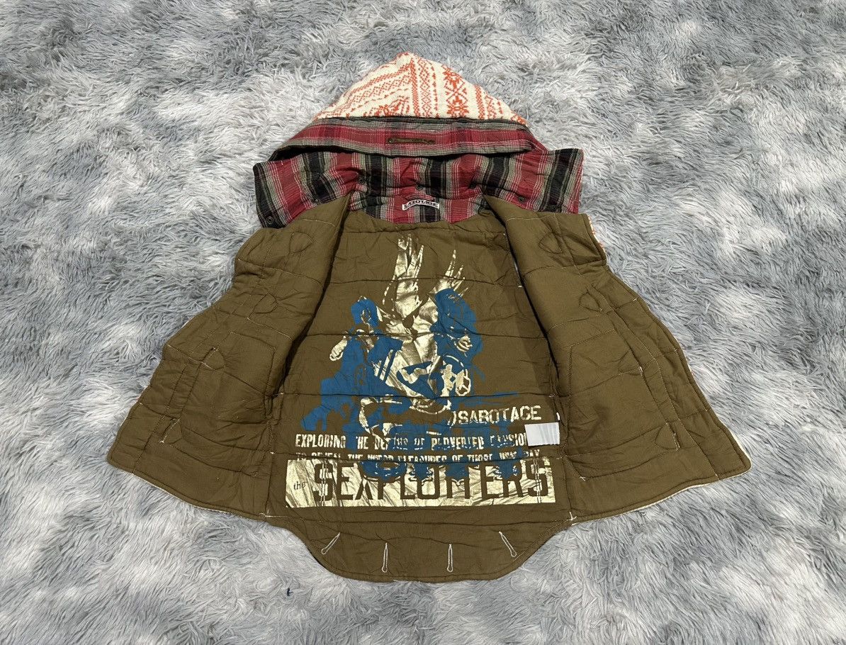 W&LT 🔥Y2K Sabotage Sleeveless Hoodie Paul Harvey Era Rave Size US XS / EU 42 / 0 - 3 Thumbnail