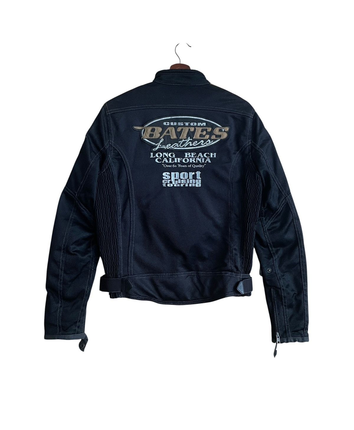 Vintage Very Rare Vintage Brand Bates Motorcycle Jacket 1990s Size US L / EU 52-54 / 3 - 2 Thumbnail