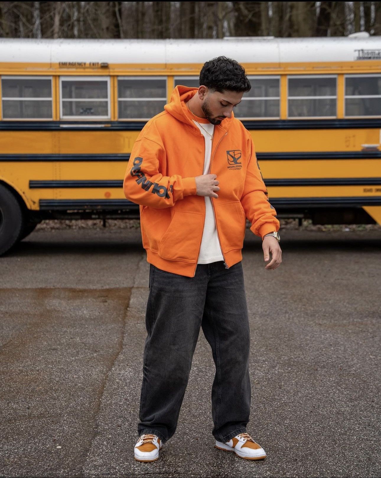 Snowday Snowday x STA Orange Hoodie L Size US L / EU 52-54 / 3 - 5 Thumbnail