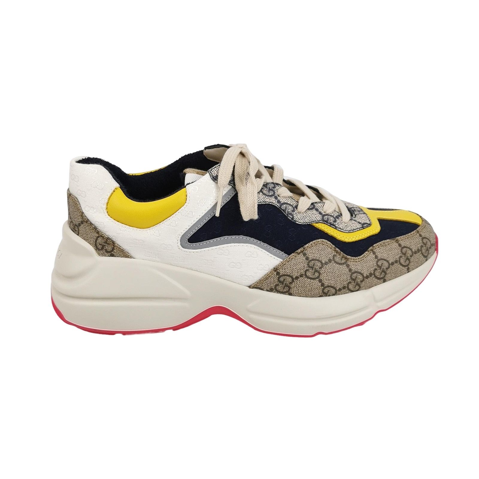 Gucci Gucci Rhyton GG Supreme Sneakers 41.5 Size US 8 / EU 41 - 1 Thumbnail