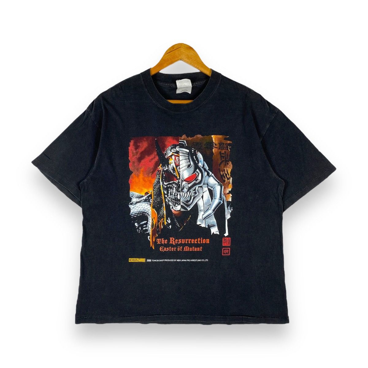 WCW/nWo Vintage 00s GREAT MUTA The Resurrection Easter Of Mutant Tee Size US L / EU 52-54 / 3 - 1 Thumbnail