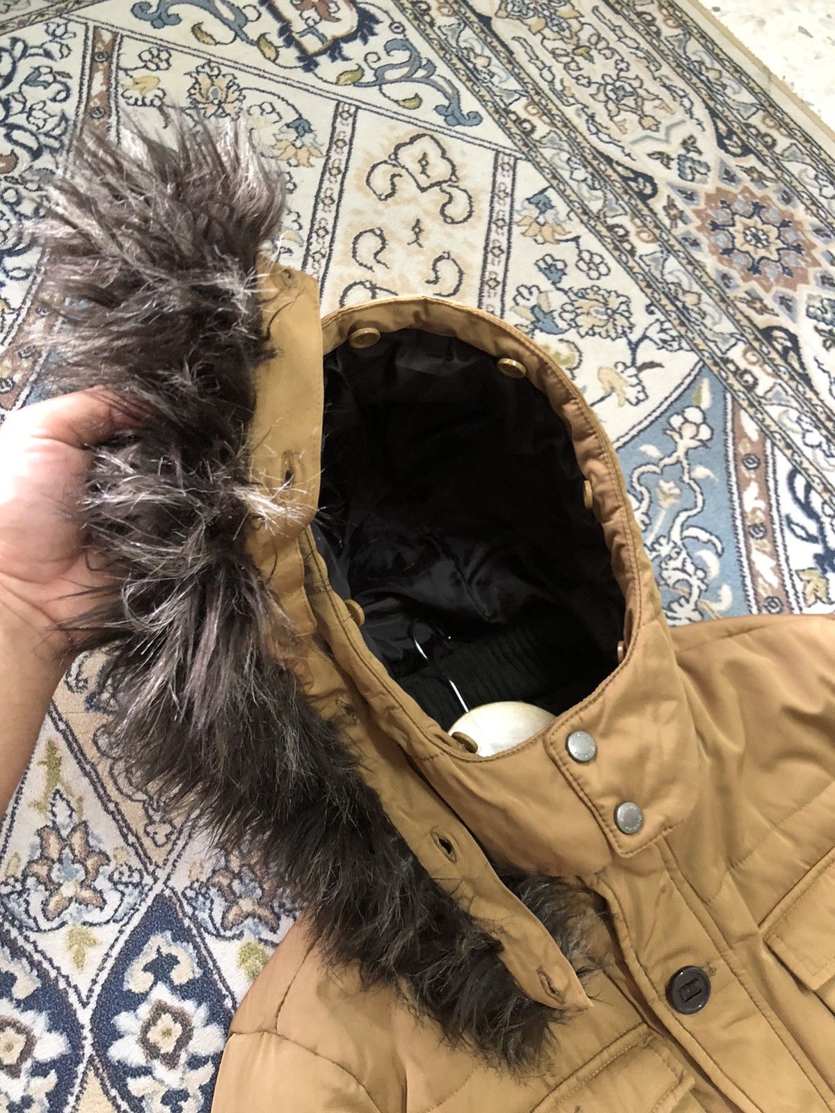Dickies Dickies Puffer Down Jacket With Fur Size US L / EU 52-54 / 3 - 8 Thumbnail