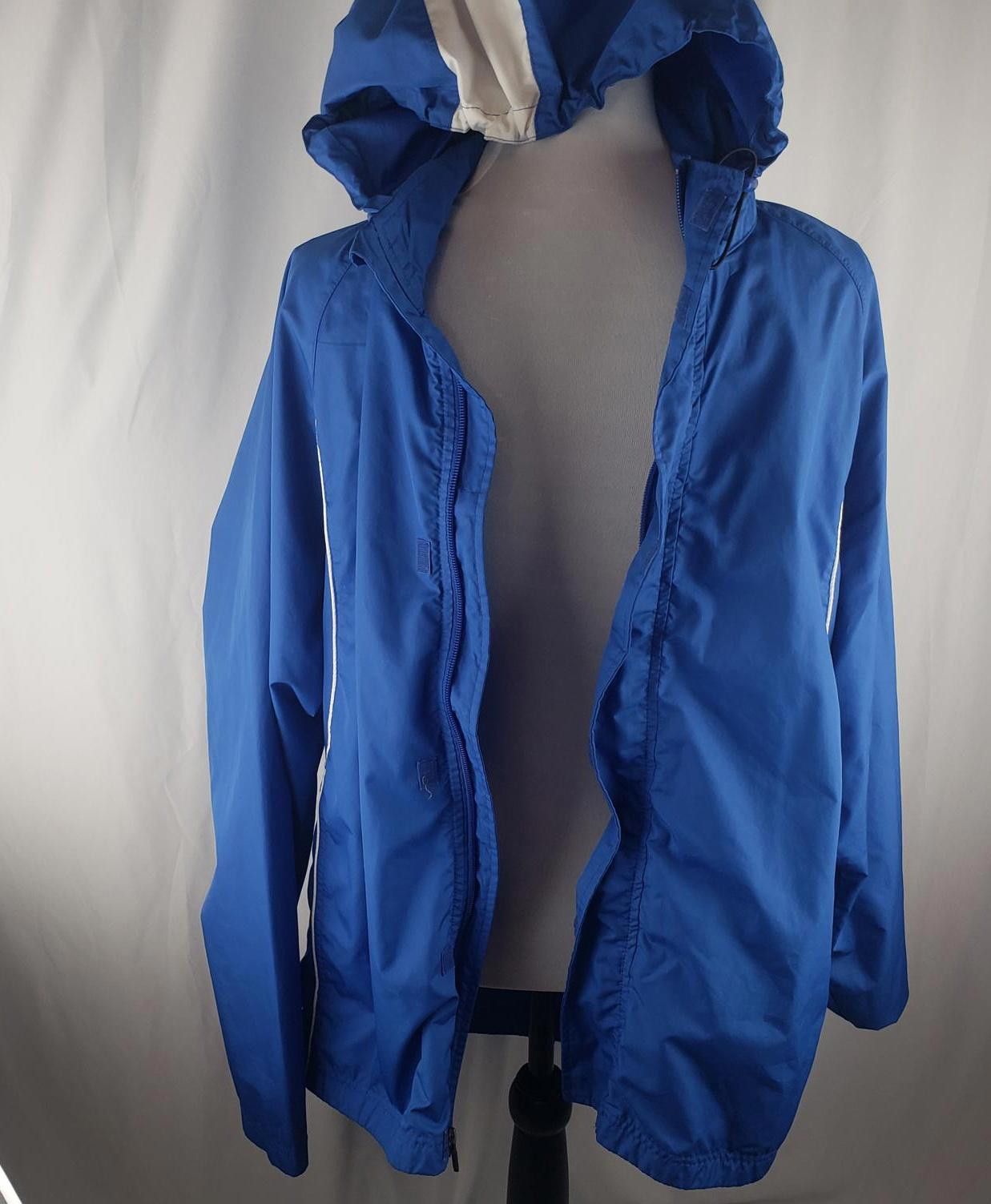 Nike Nike Lightweight Blue Windbreaker Jacket with Hood Size US M / EU 48-50 / 2 - 7 Thumbnail