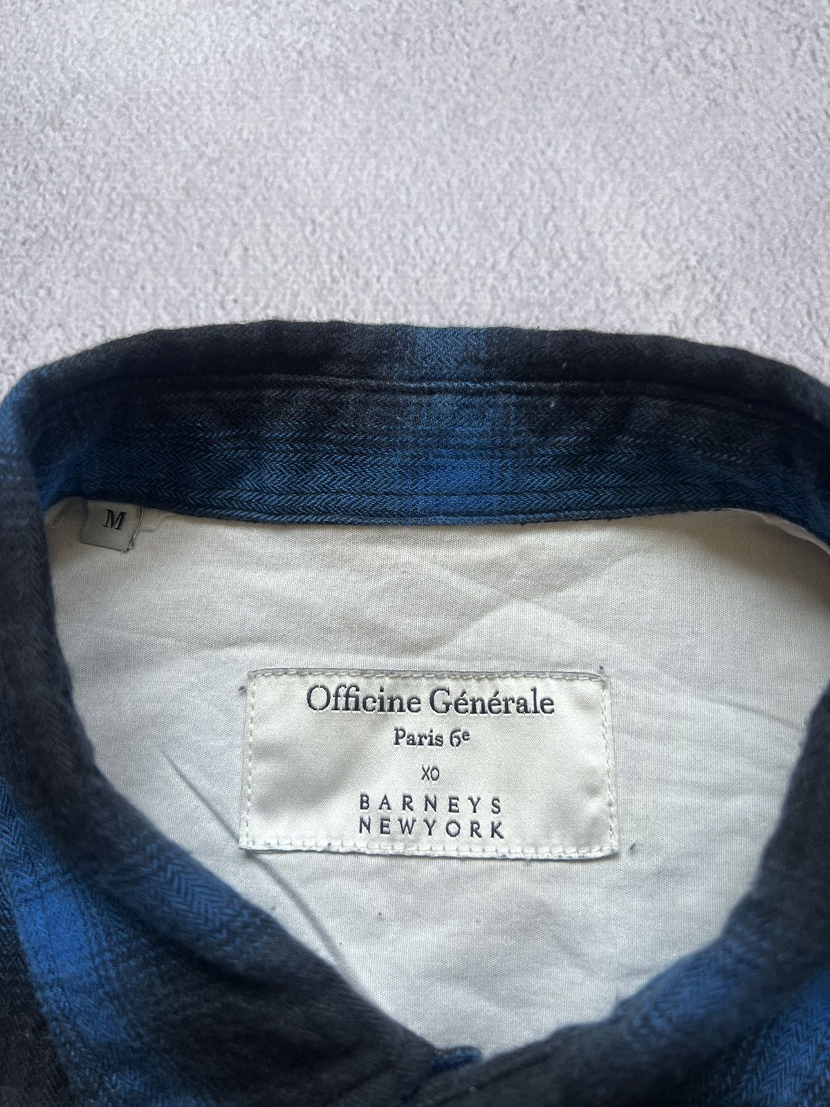 Officine Generale Officine Generale Paris Cotton Flannel Shirt Men’s Size:M Size US M / EU 48-50 / 2 - 6 Thumbnail