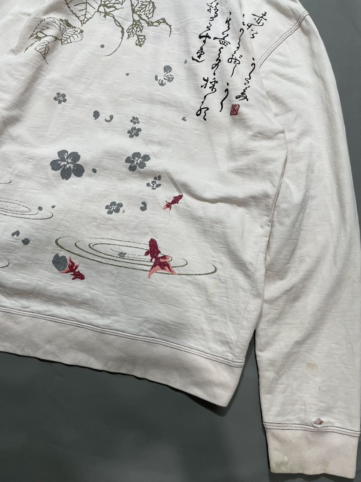 Karakuri Tamashii Japanese Sukajan Zip Hoodie Distressed Size US XL / EU 56 / 4 - 5 Thumbnail