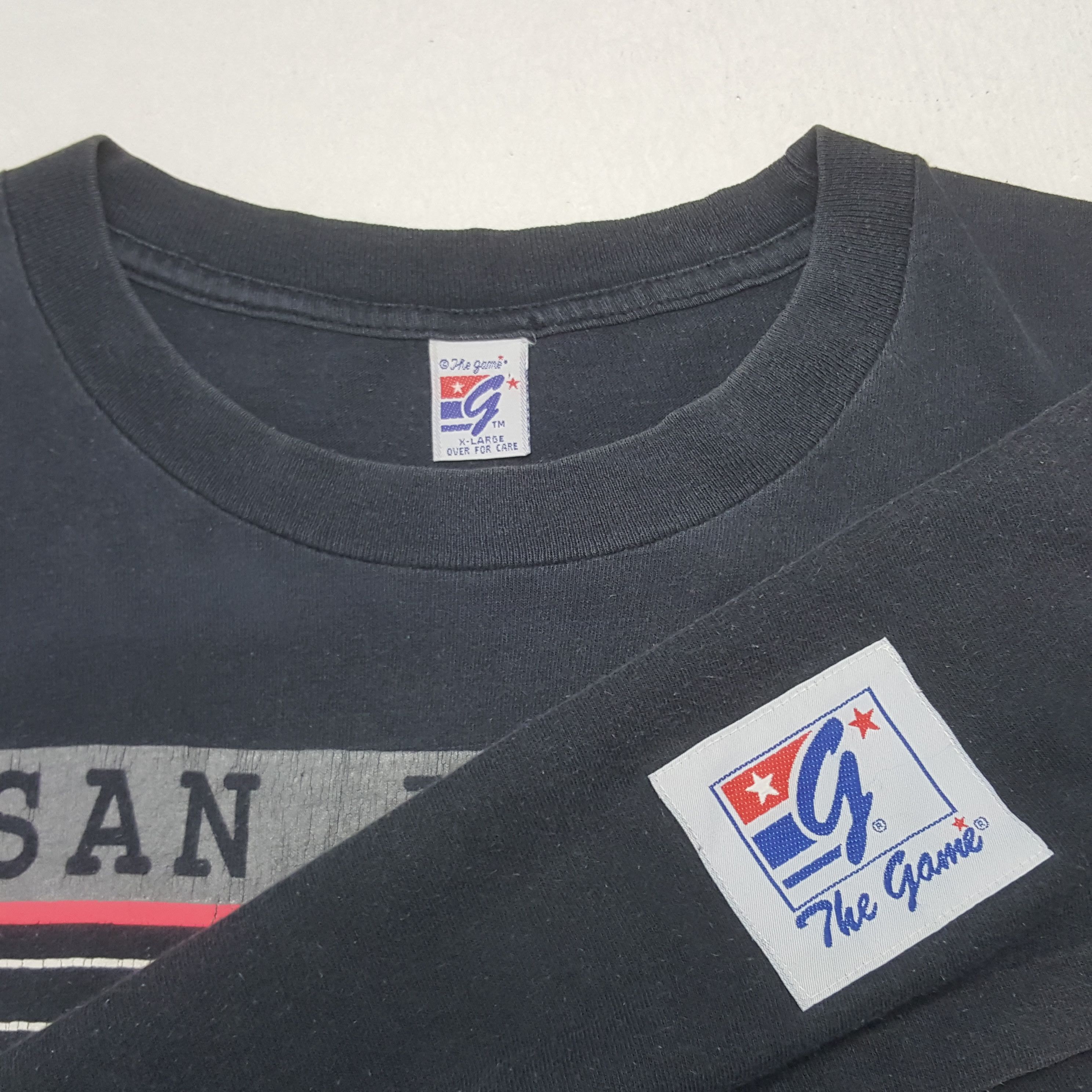 NBA Vintage San Antonio Spurs NBA Basketball Team Tshirt RR25 Size US XL / EU 56 / 4 - 4 Thumbnail