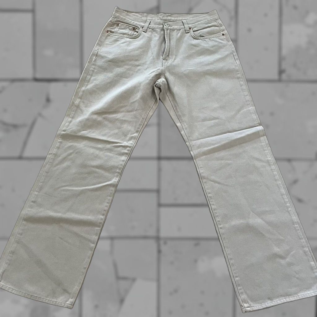 Lucky Brand VINTAGE Lucky Brand Pants Dungarees Classic Fit Cotton Beige Mens 34 x 28 Beige Chino Mens Size US 34 / EU 50 - 1 Thumbnail