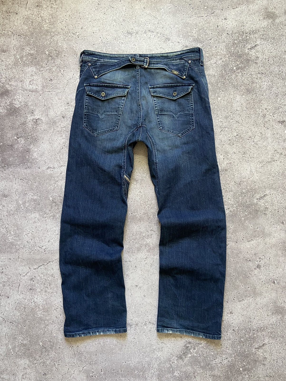Diesel Diesel Pheyo Jeans Straight Cinch Back Workwear Size US 34 / EU 50 - 2 Thumbnail