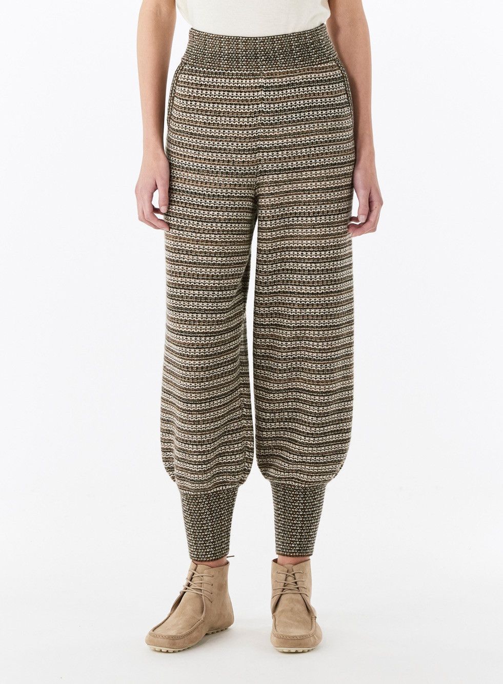Loro Piana o1srvl11e1224 Mancora Cashmere Pant in Multicolor Size 27" / US 4 / IT 40 - 1 Preview