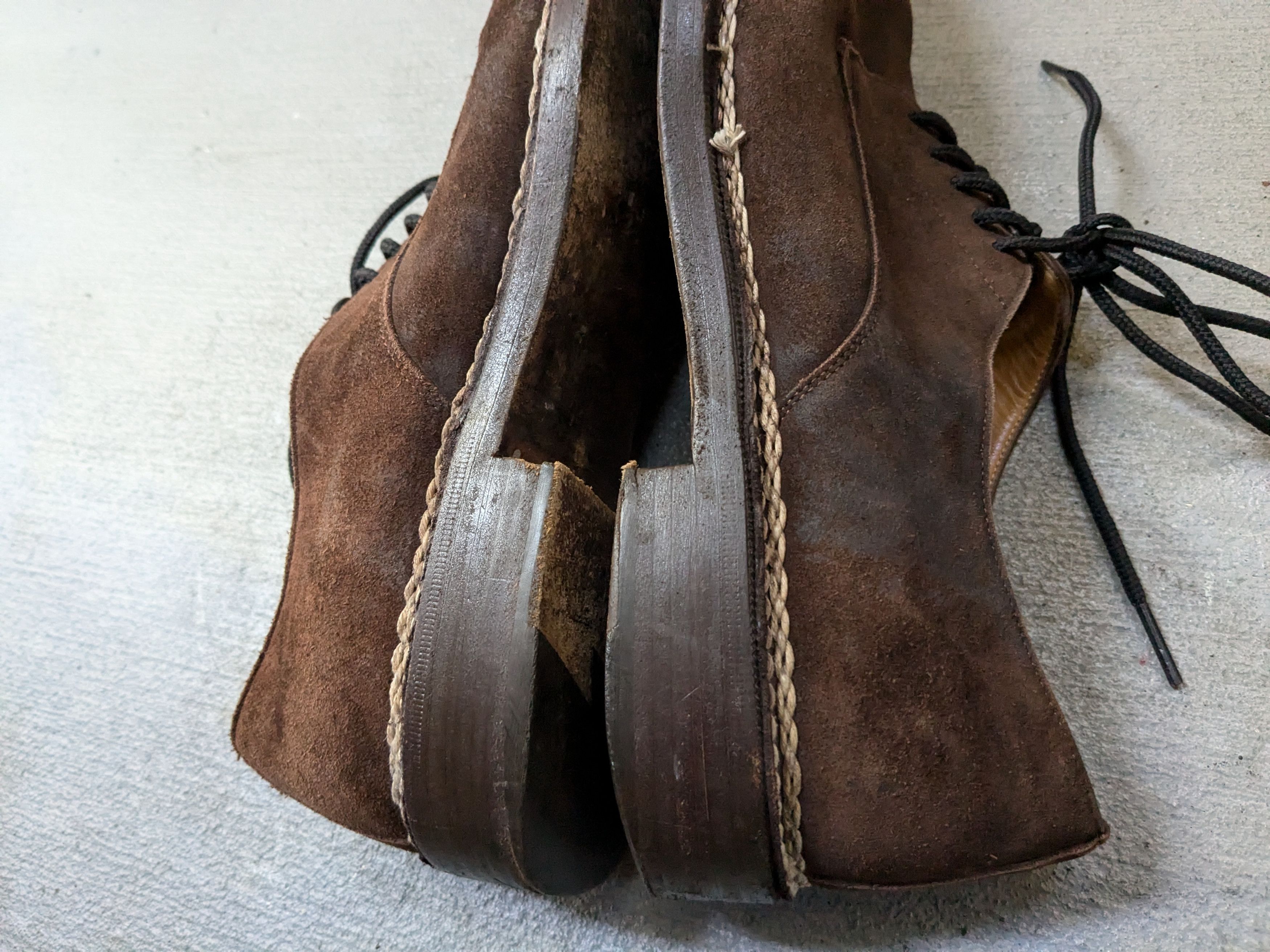 Ralph Lauren Purple Label Ralph Lauren Purple Label Suede Shoes Brown 11 D Derby Size US 11 / EU 44 - 12 Thumbnail