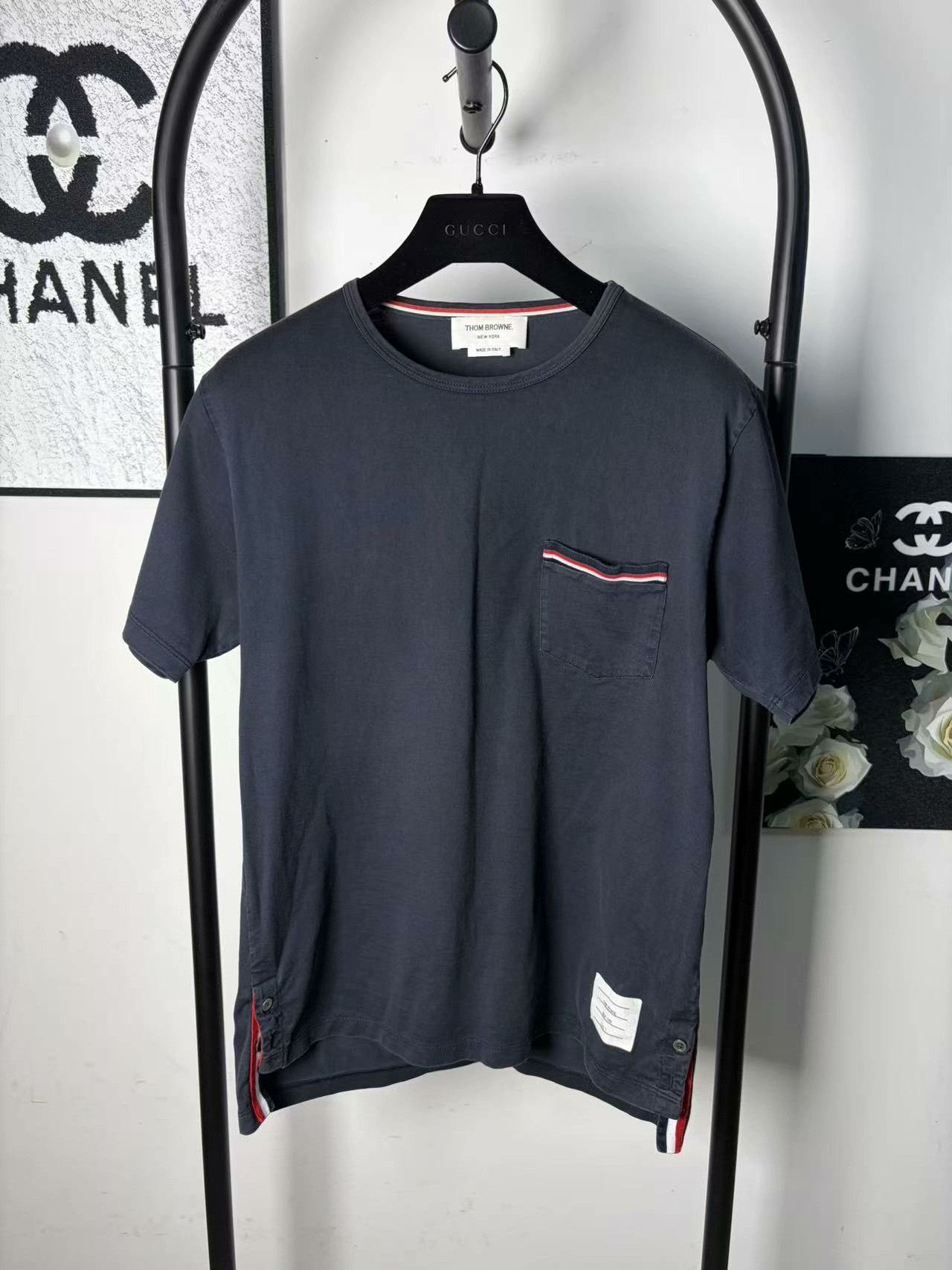 Thom Browne Thom Browne White T-Shirt m Men Size US M / EU 48-50 / 2 - 1 Thumbnail